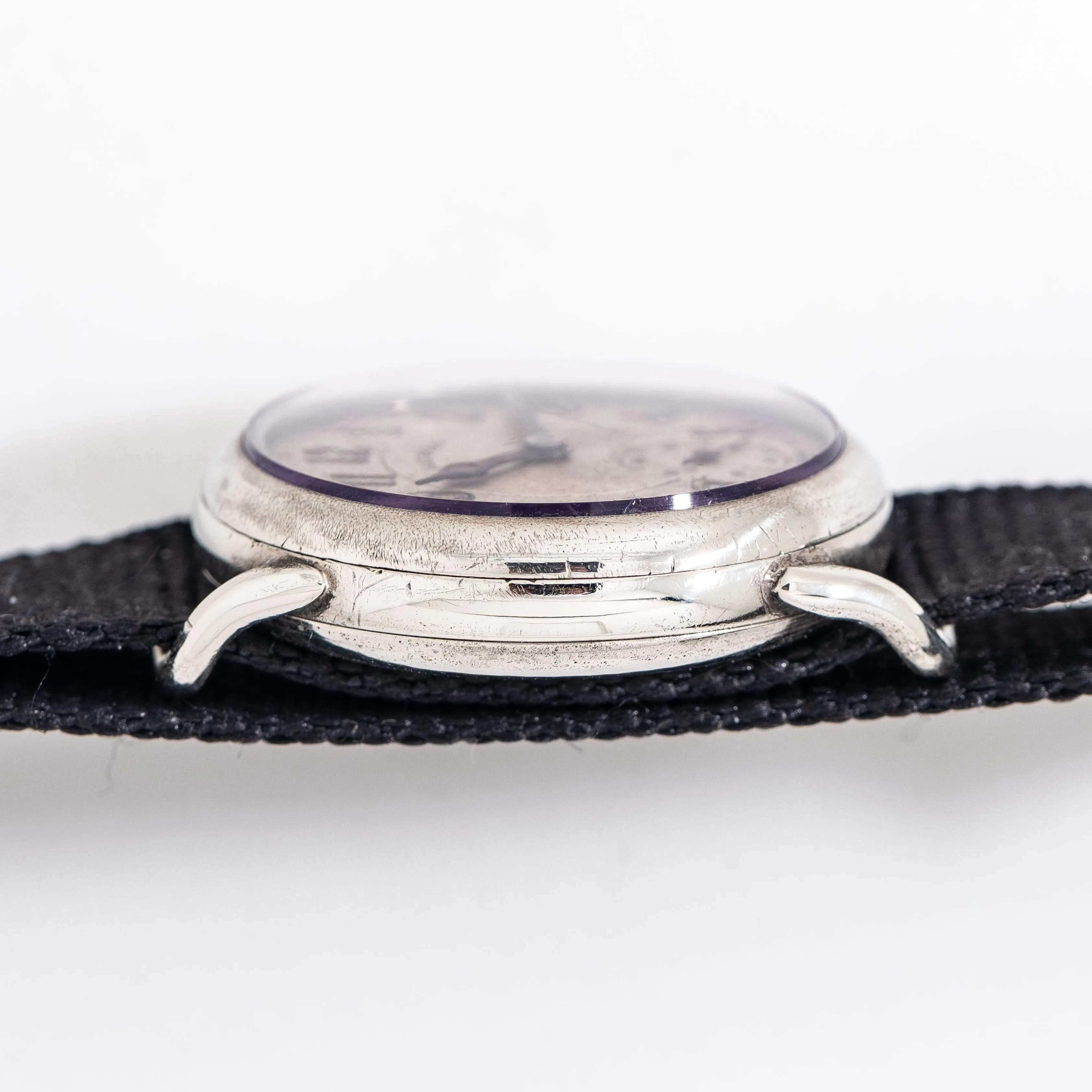 1917 Vintage Illinois Model 4 Nickel Plated Silver Watch (# 15265)