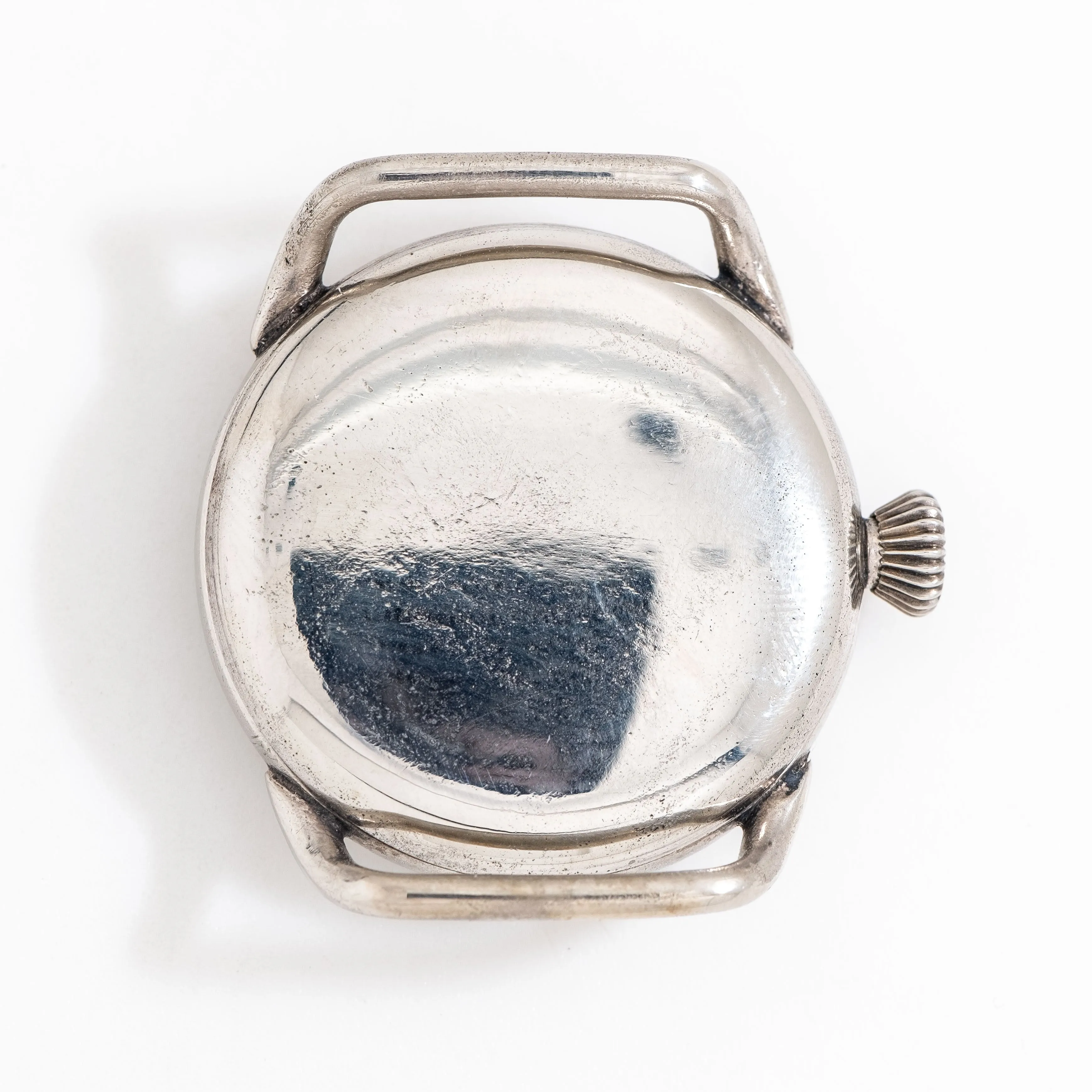 1917 Vintage Illinois Model 4 Nickel Plated Silver Watch (# 15265)