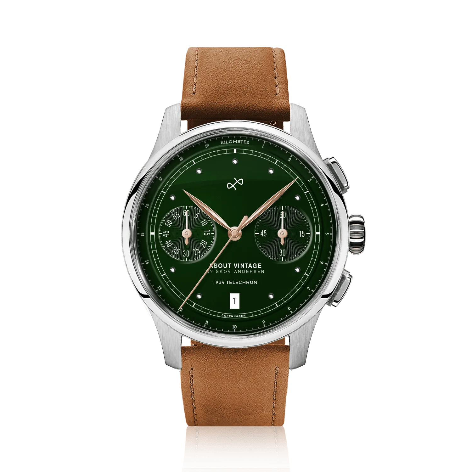1934 Telechron, Steel / Green