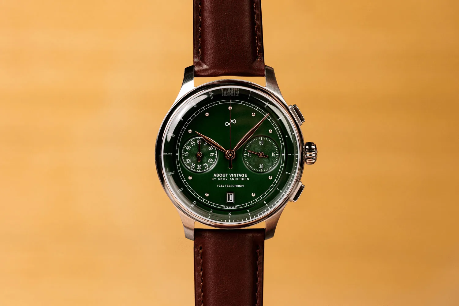 1934 Telechron, Steel / Green