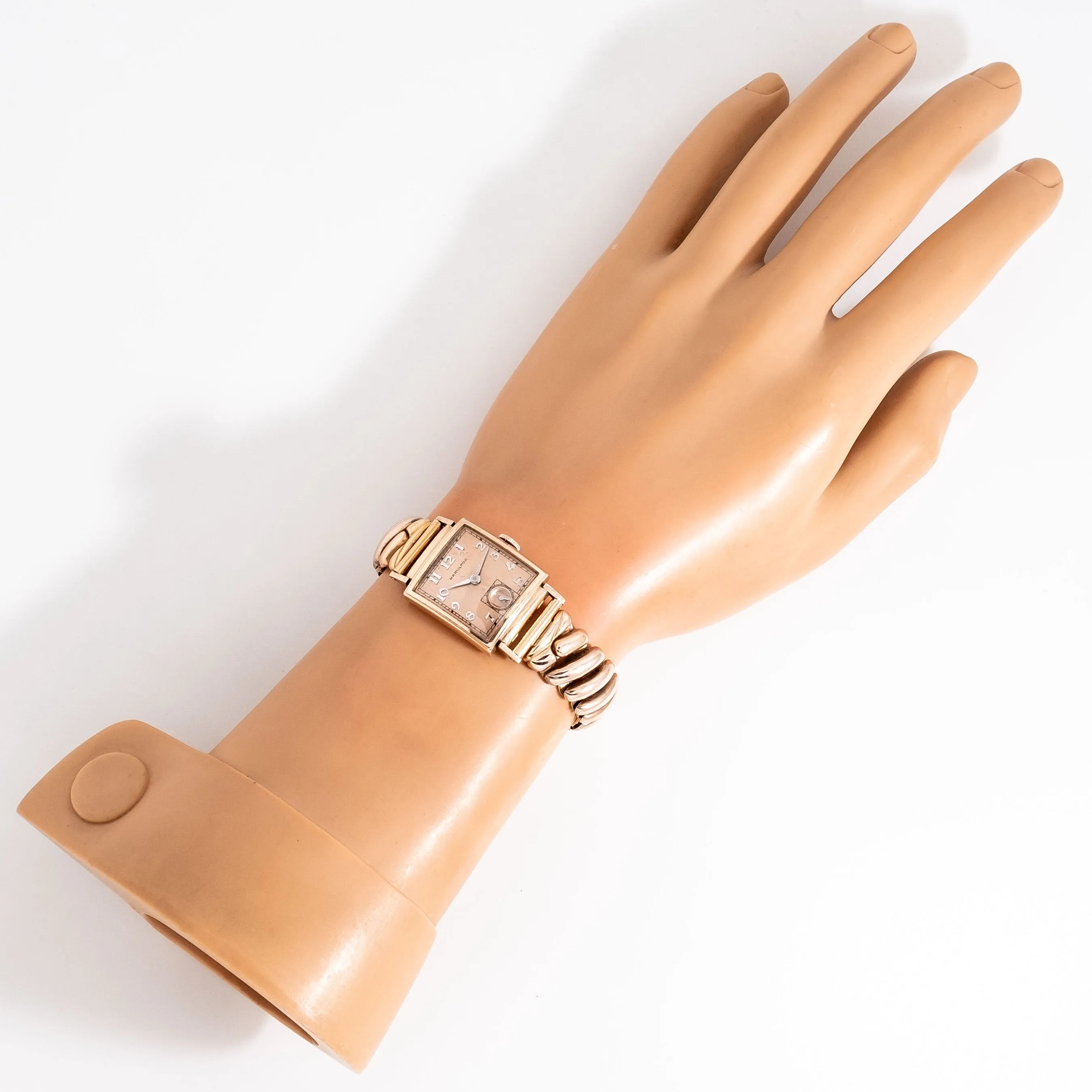 1942 Vintage Hamilton "Ross" 14k Rose Gold Filled Watch (# 15288)