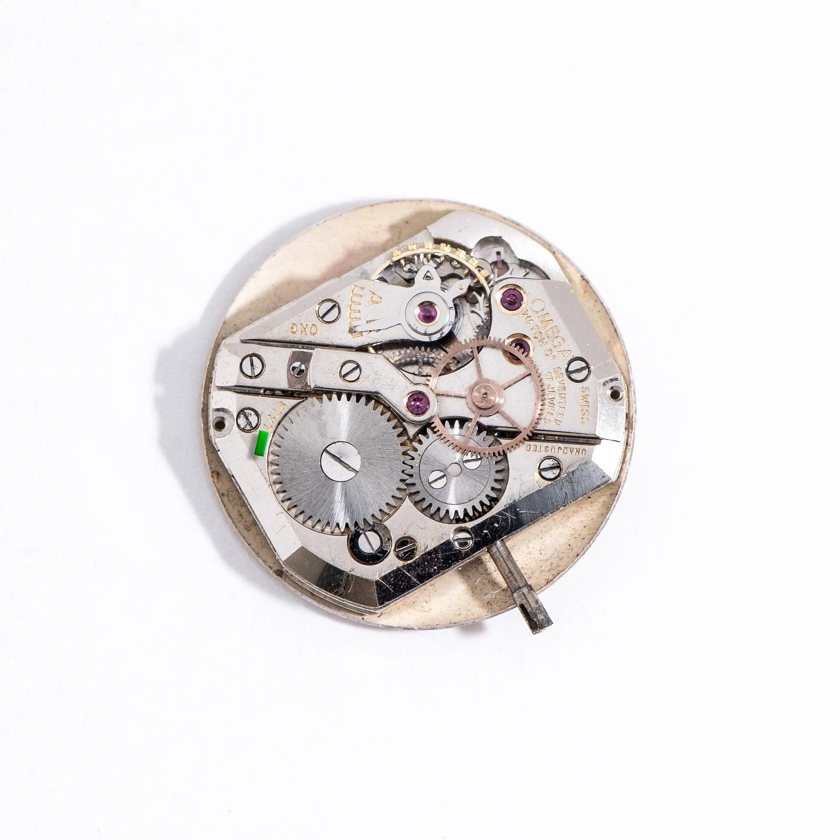 1942 Vintage Omega Cal. R17.8 SC Military Style Manual Winding Stainless Steel Watch (# 15327)