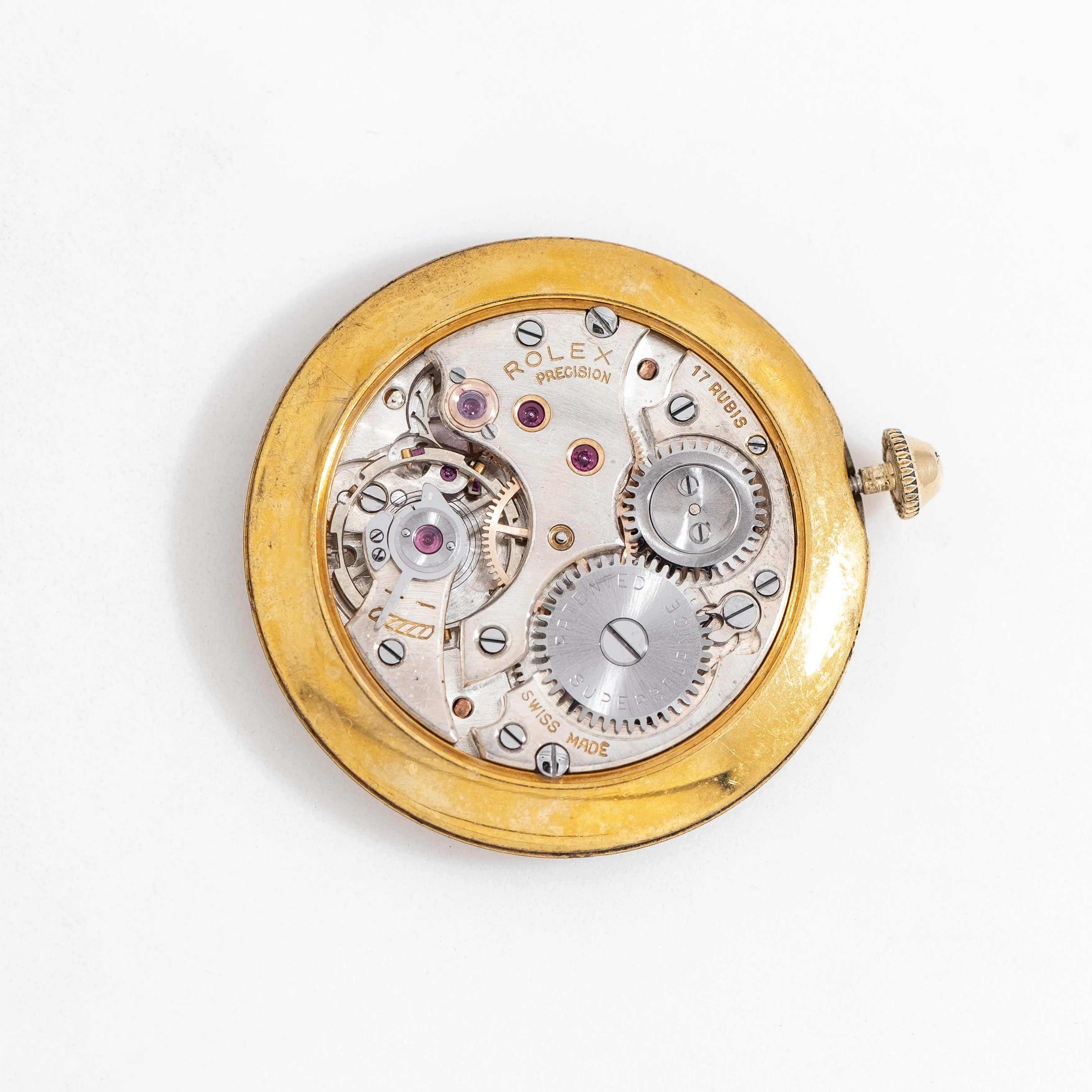 1946 Vintage Rolex Cosmopolitan Ref. 4325 Chronometer 10k Yellow Gold & Stainless Steel Watch (# 15330)