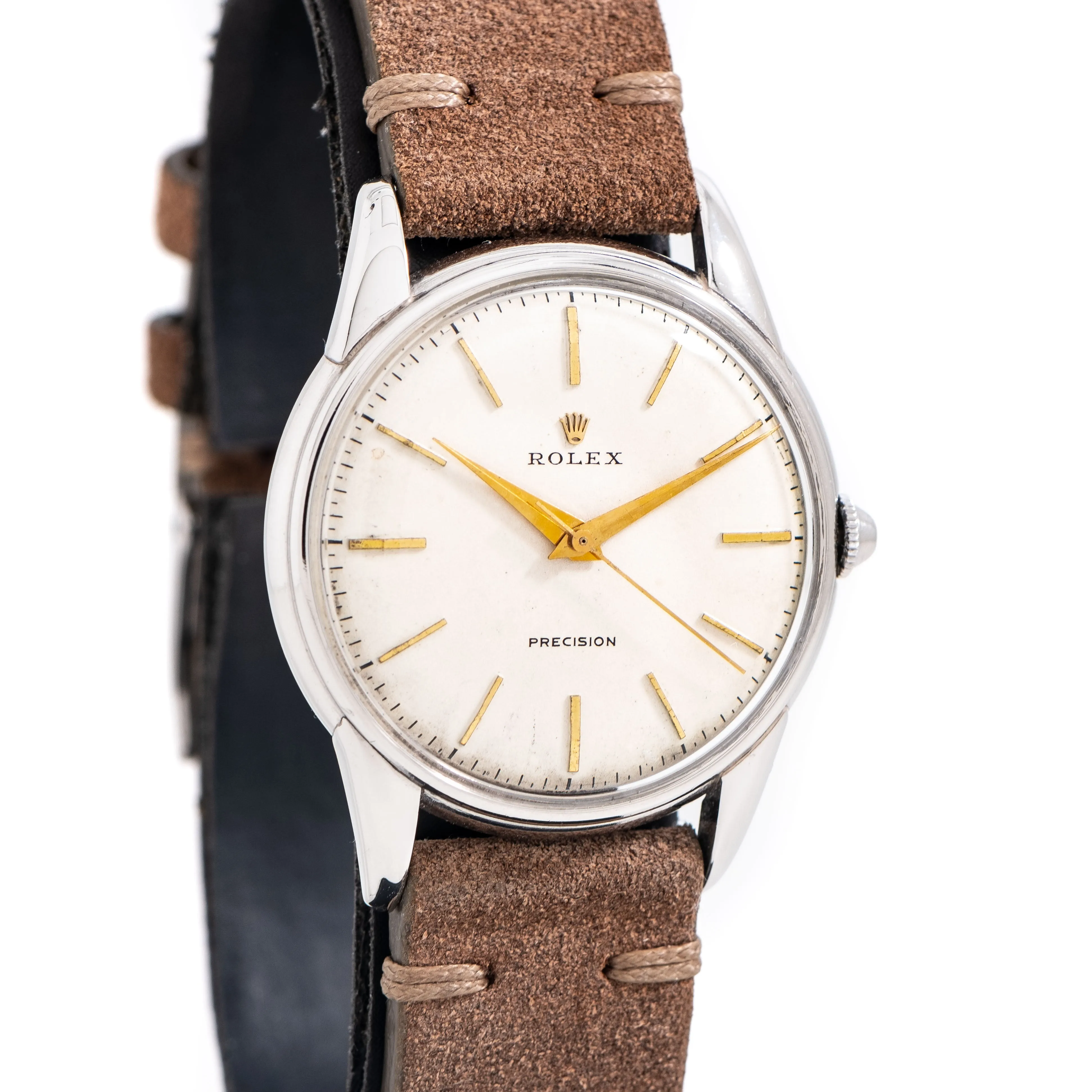 1946 Vintage Rolex Precision Ref. 4181 Stainless Steel Watch (# 15286)