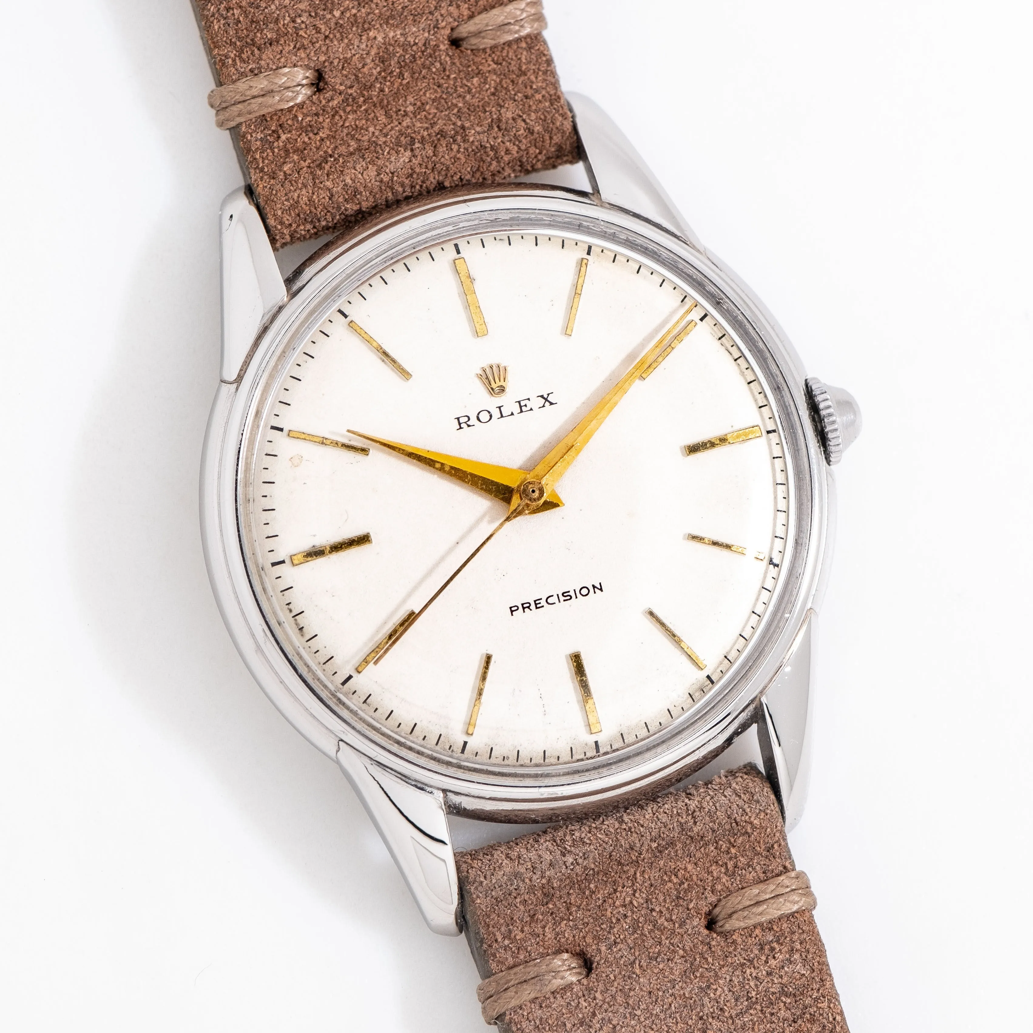 1946 Vintage Rolex Precision Ref. 4181 Stainless Steel Watch (# 15286)