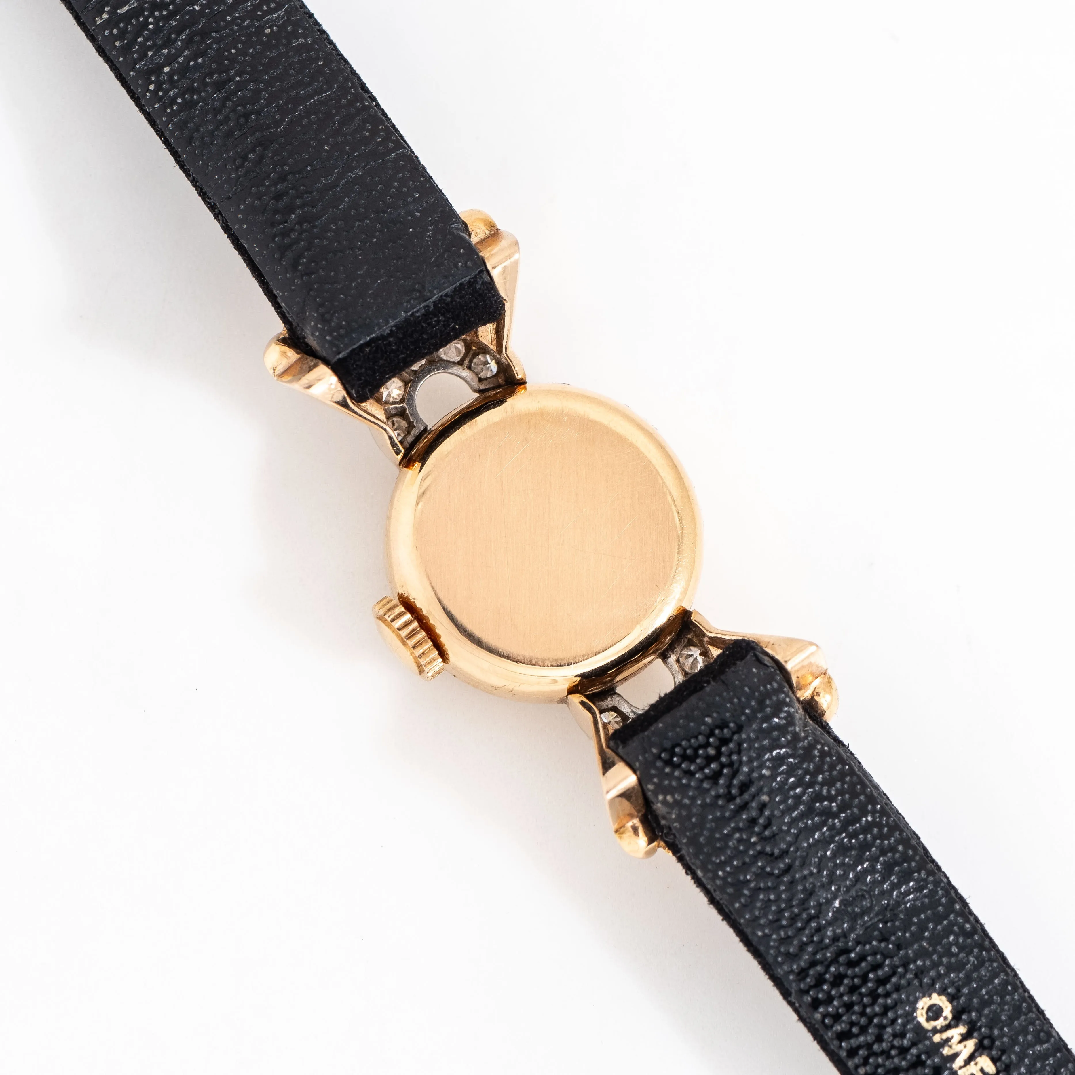 1950's Vintage Ladies Omega Watch in Solid 18k Yellow Gold (# 15166)