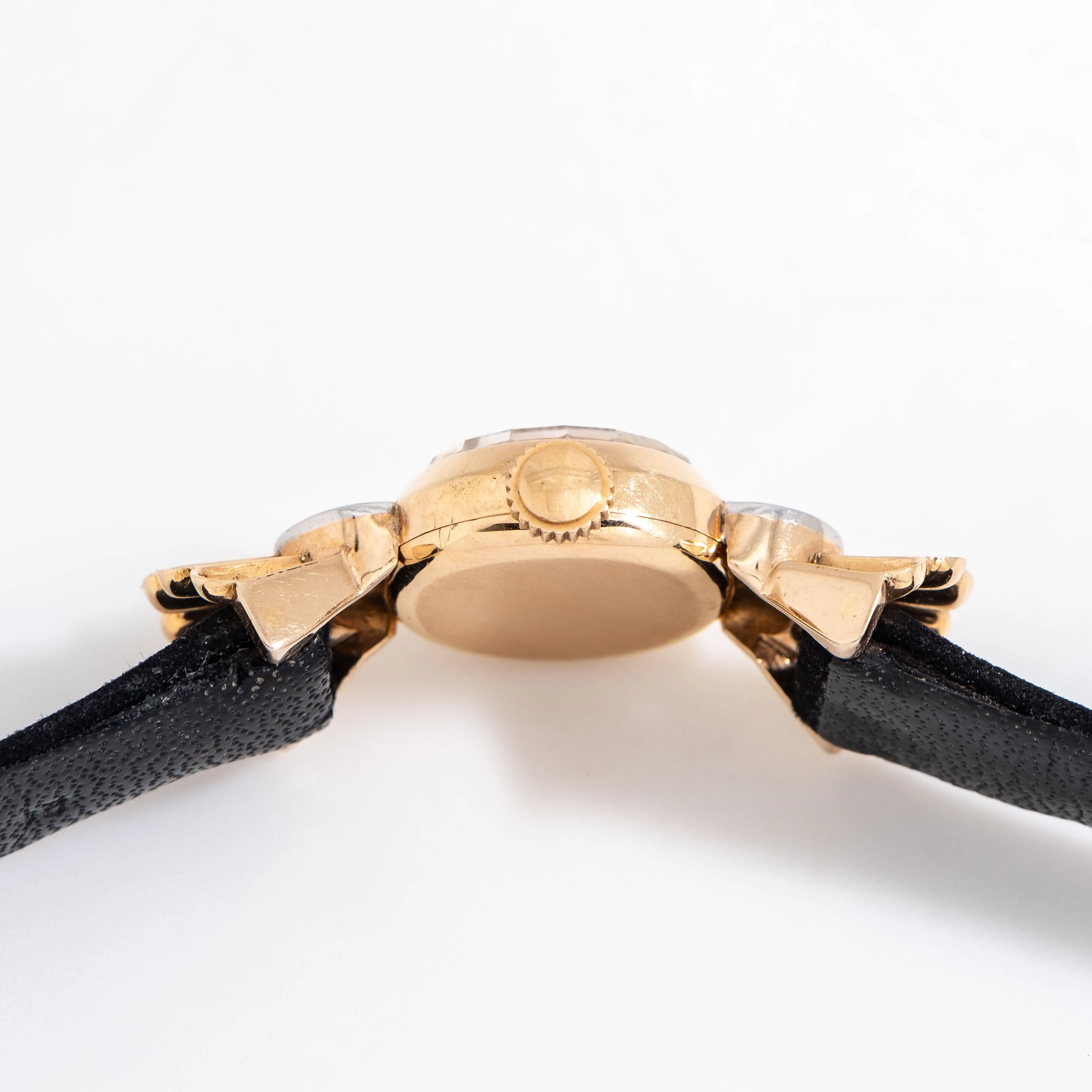 1950's Vintage Ladies Omega Watch in Solid 18k Yellow Gold (# 15166)