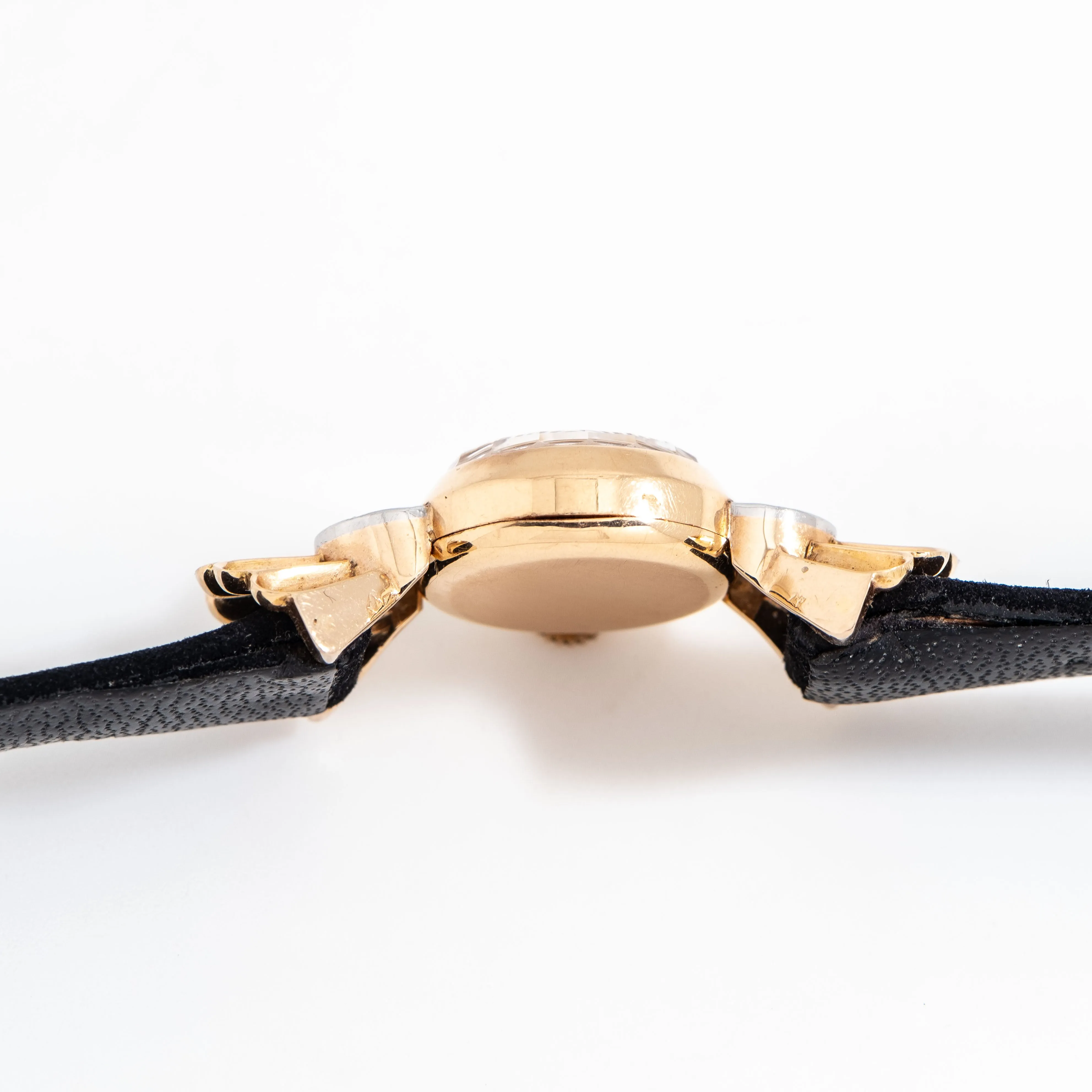 1950's Vintage Ladies Omega Watch in Solid 18k Yellow Gold (# 15166)