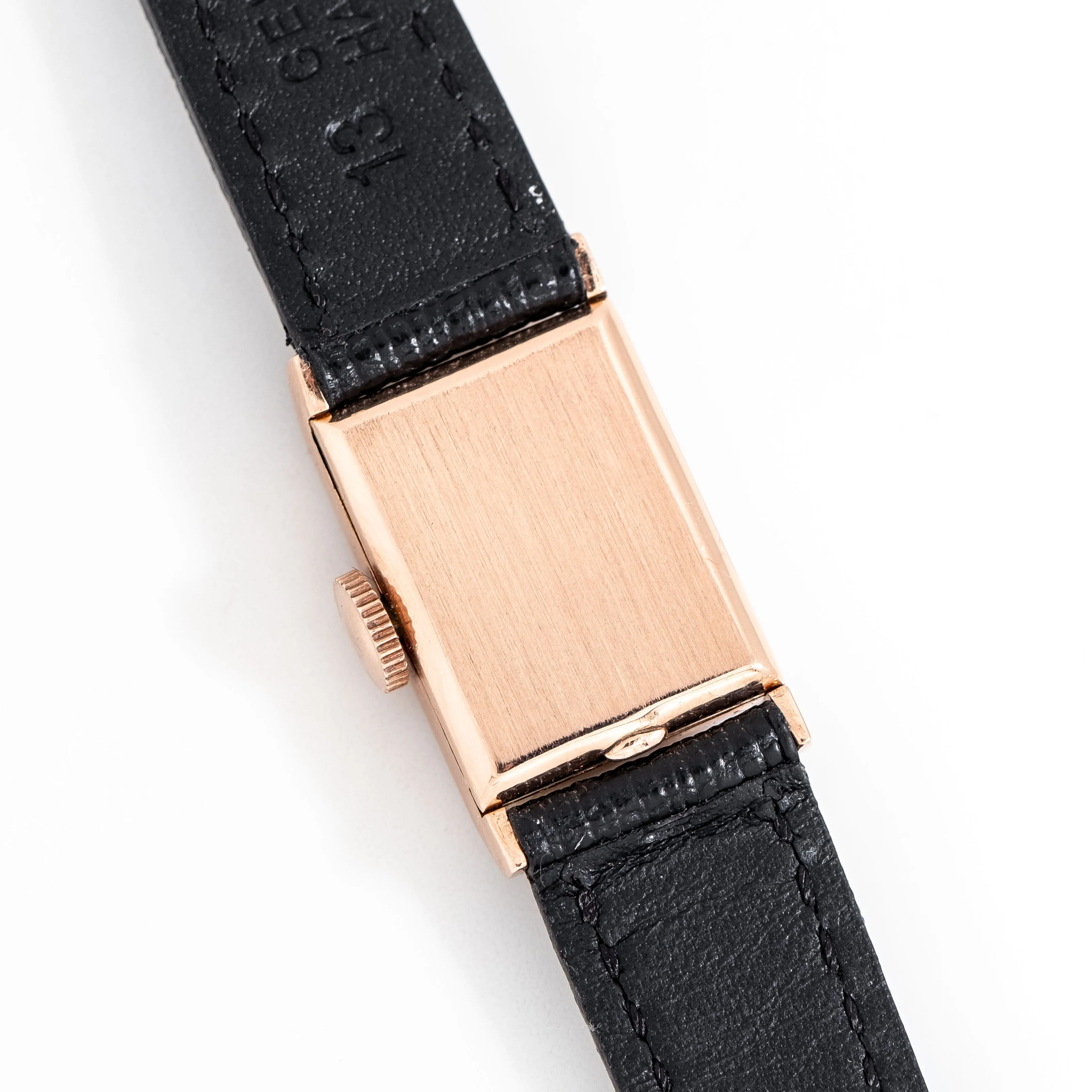 1951 Vintage Ladies Omega Solid 14k Rose Gold Watch ( #15328)