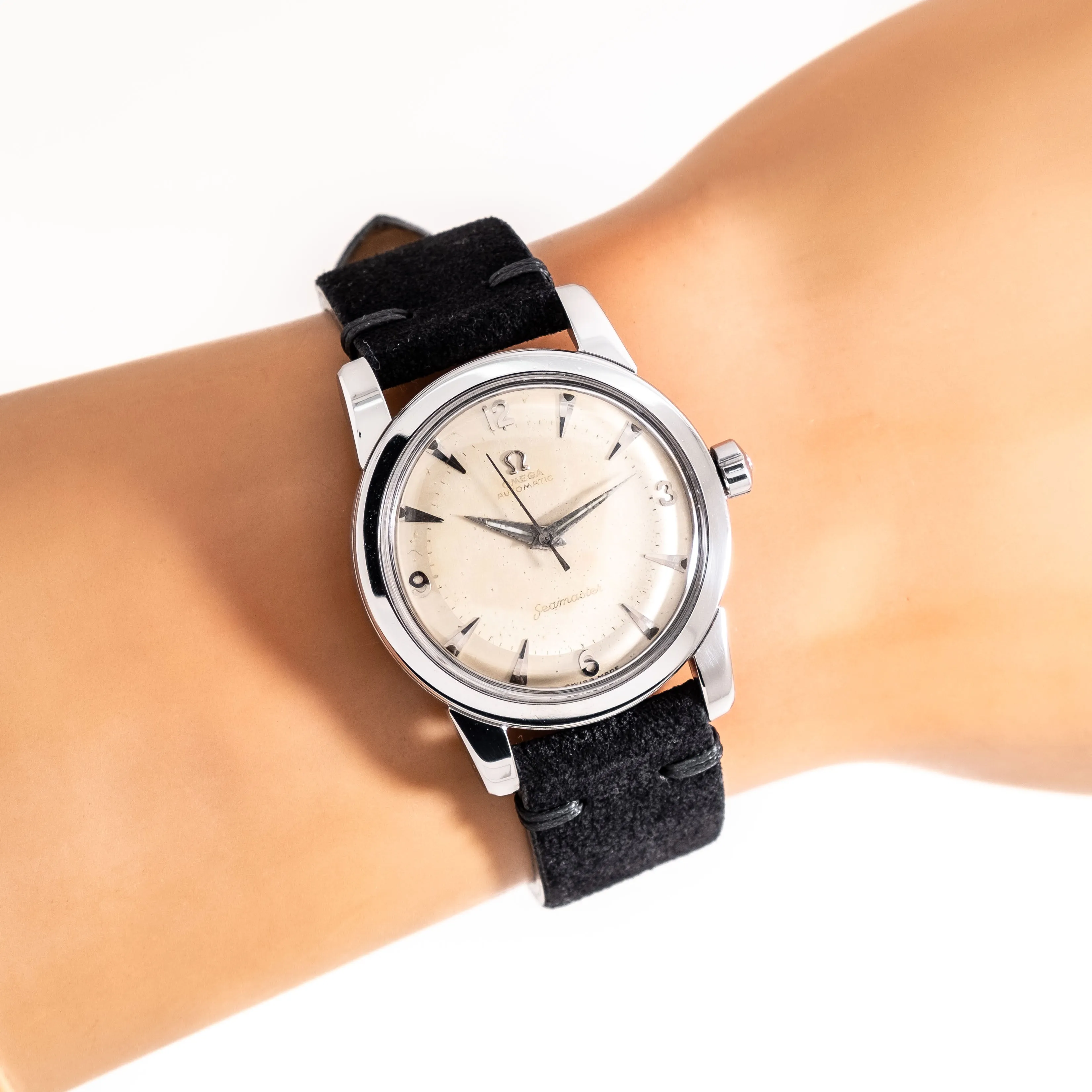 1952 Vintage Omega Seamaster Automatic Ref. C2577-6 SC Stainless Steel Watch (# 15279)