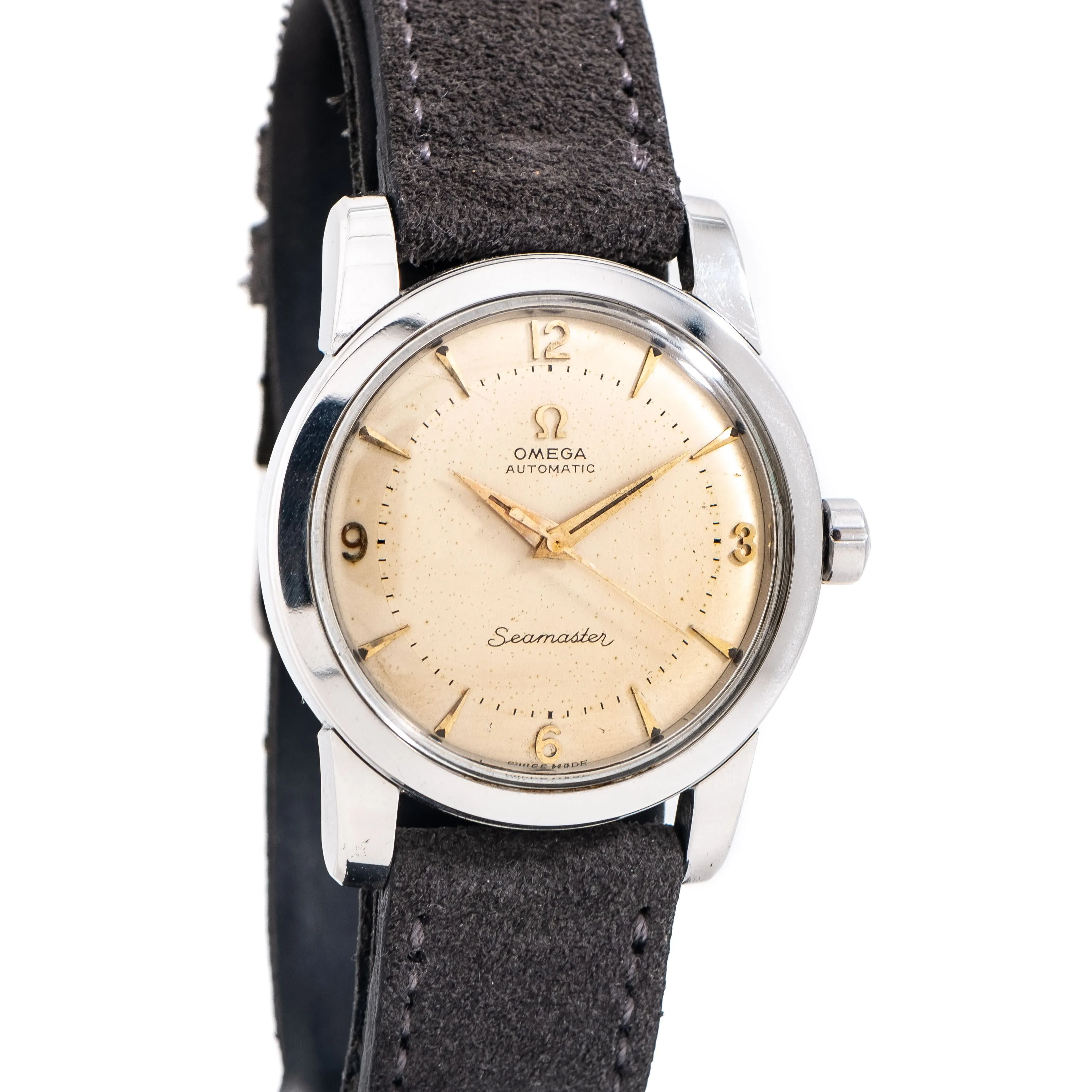 1954 Vintage Omega Seamaster Ref. 2767-3 SC Stainless Steel Watch ( #15287)