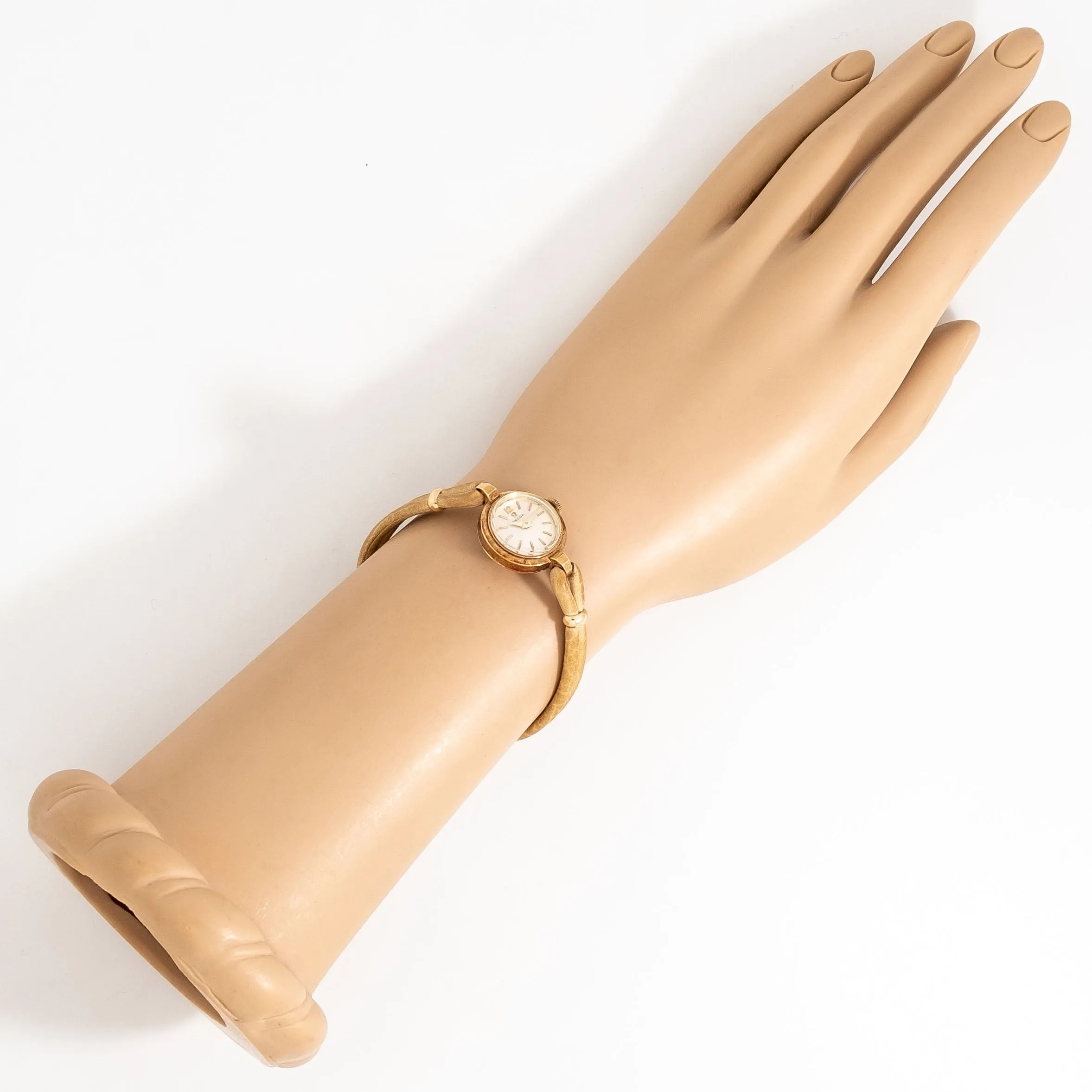 1956 Vintage Ladies Omega Ref. 2693 Solid 14k Yellow Gold Watch (# 15318)