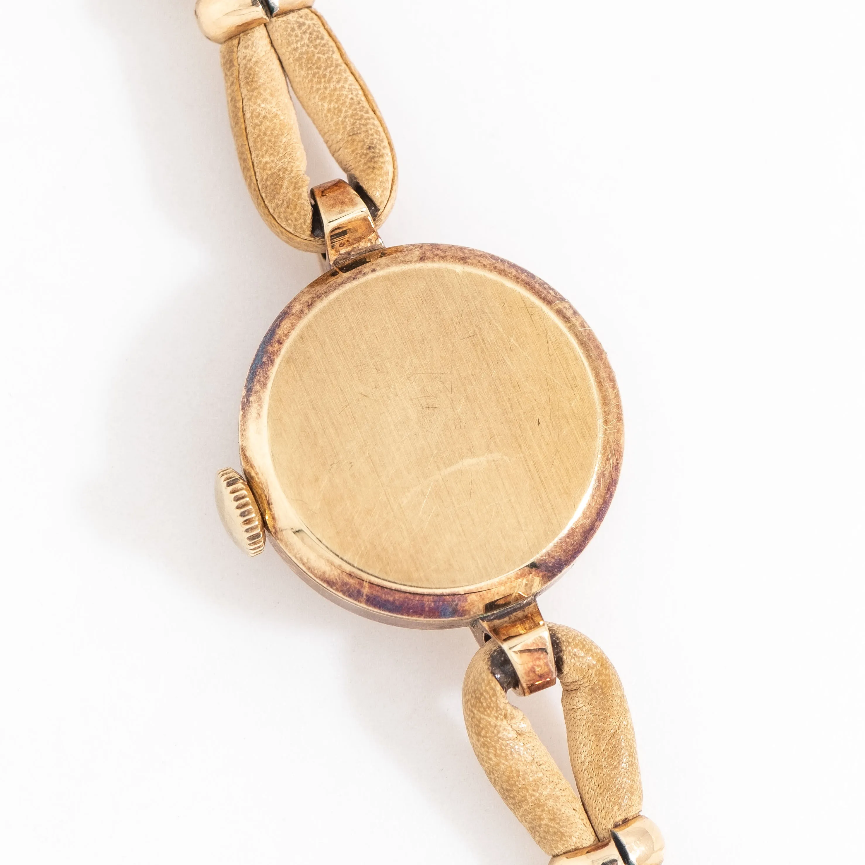1956 Vintage Ladies Omega Ref. 2693 Solid 14k Yellow Gold Watch (# 15318)