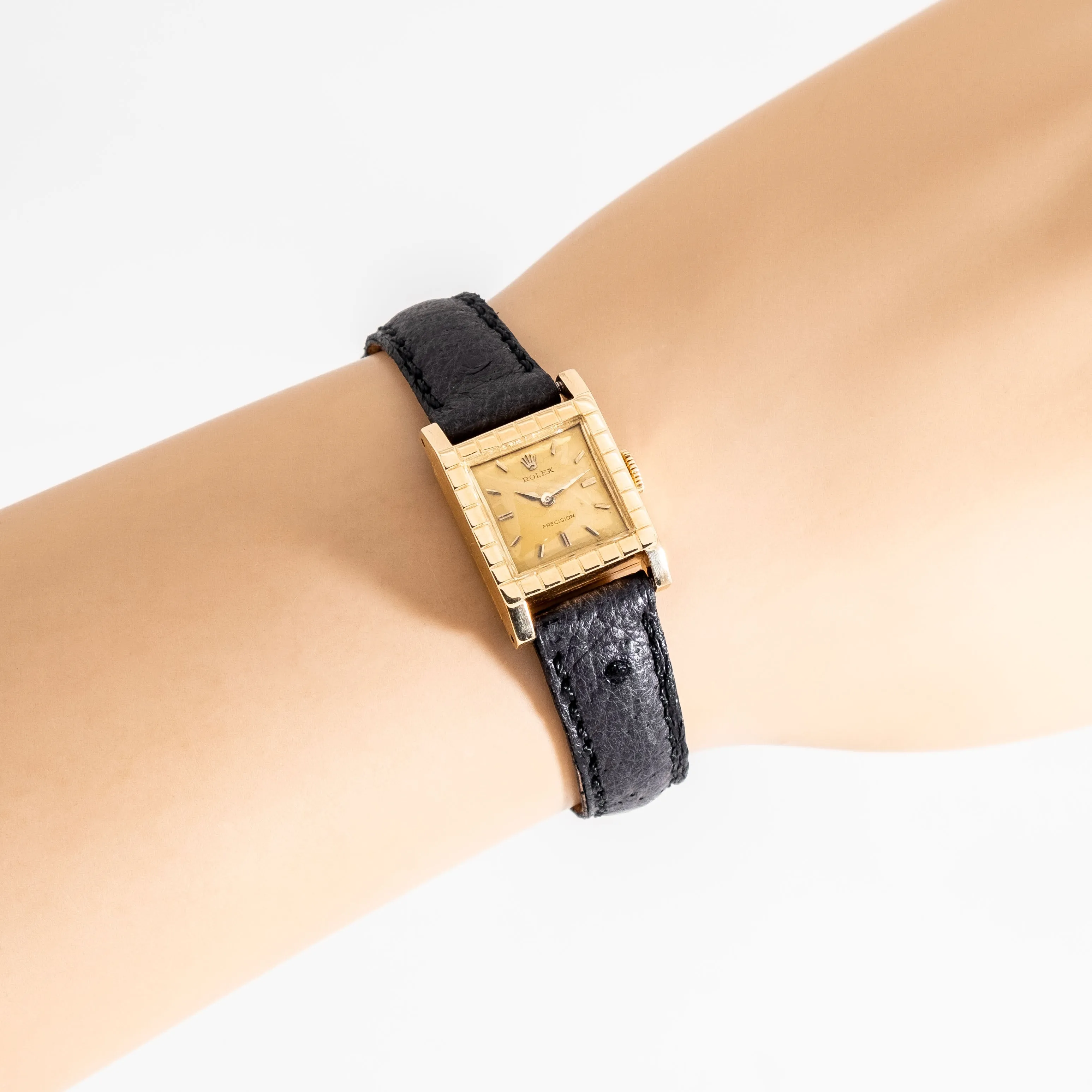 1957 Vintage Rolex Precision Ref. 8320 Ladies Sized Watch in Solid 18k Yellow Gold ( #15316)