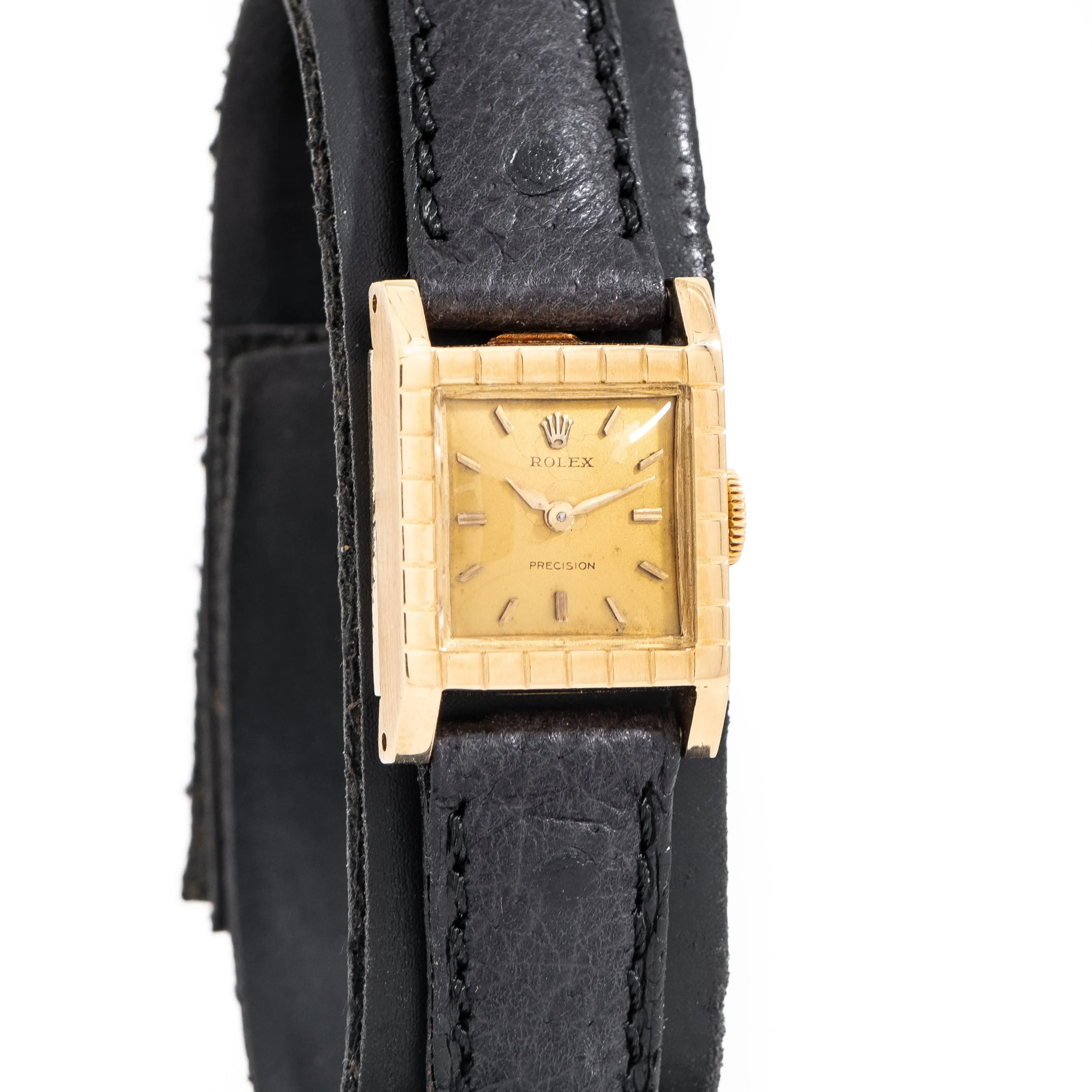 1957 Vintage Rolex Precision Ref. 8320 Ladies Sized Watch in Solid 18k Yellow Gold ( #15316)