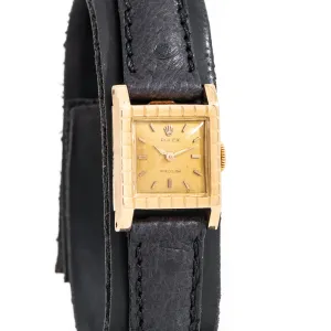 1957 Vintage Rolex Precision Ref. 8320 Ladies Sized Watch in Solid 18k Yellow Gold ( #15316)