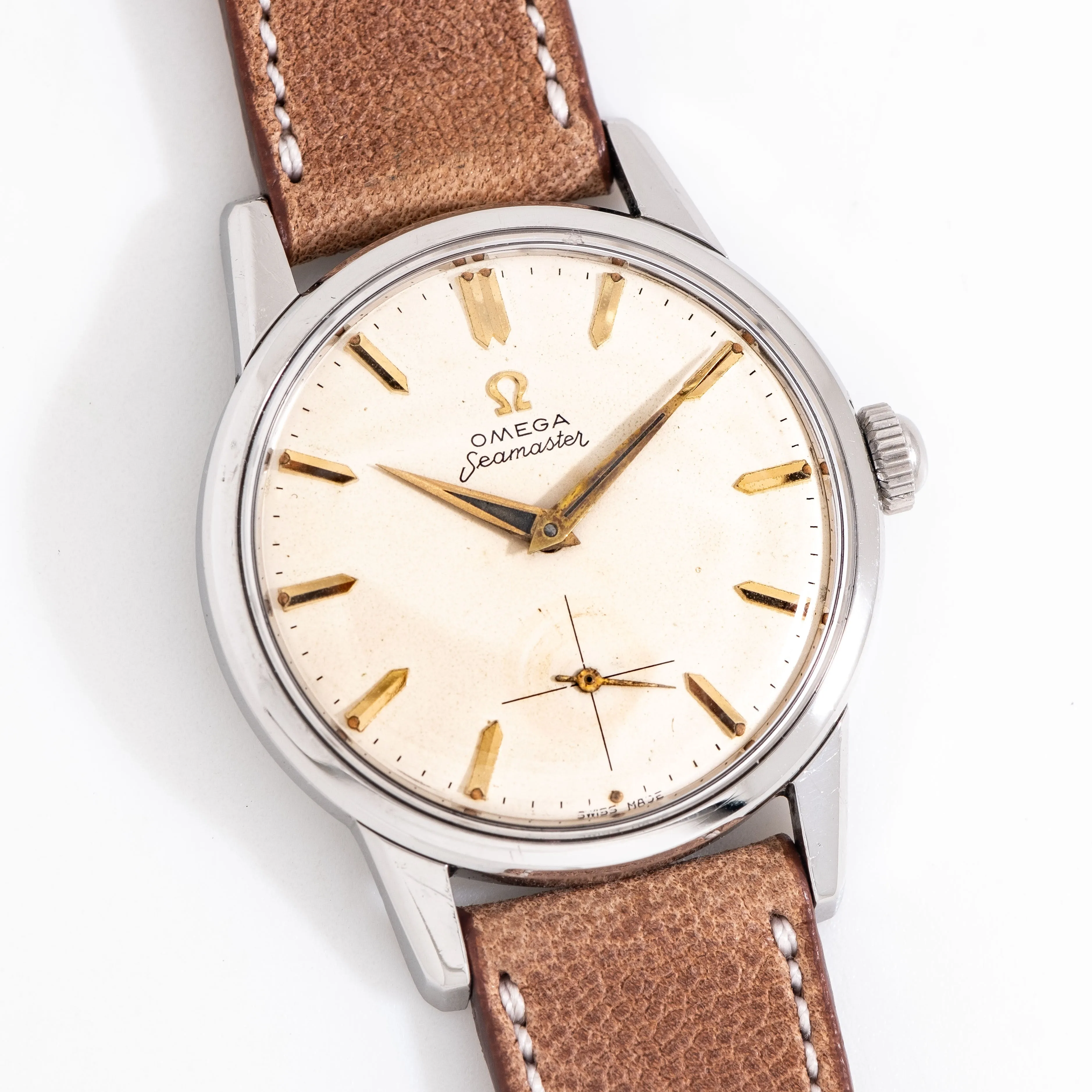 1959 Vintage Omega Seamaster Ref. 14389-1 Stainless Steel Watch (# 15284)
