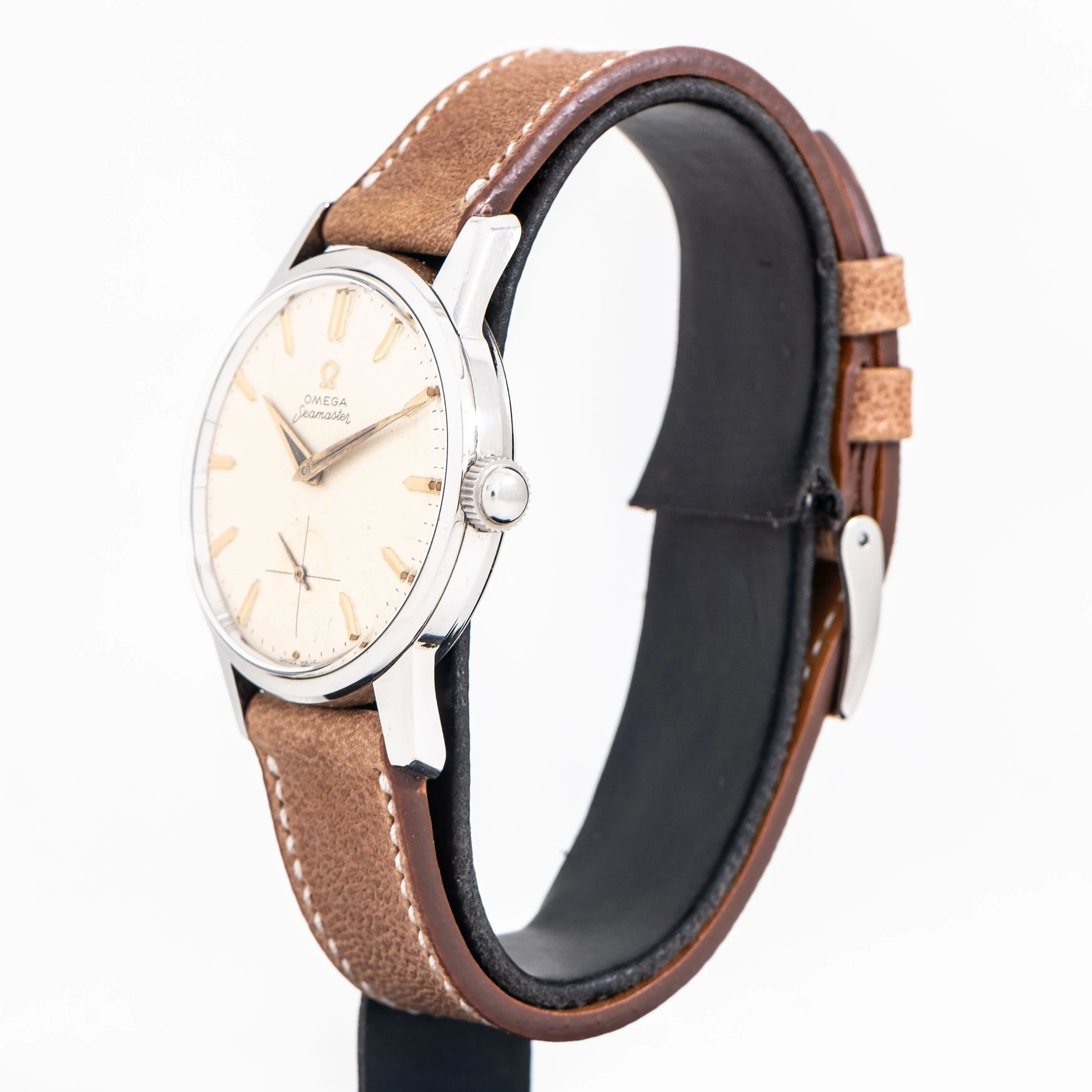 1959 Vintage Omega Seamaster Ref. 14389-1 Stainless Steel Watch (# 15284)