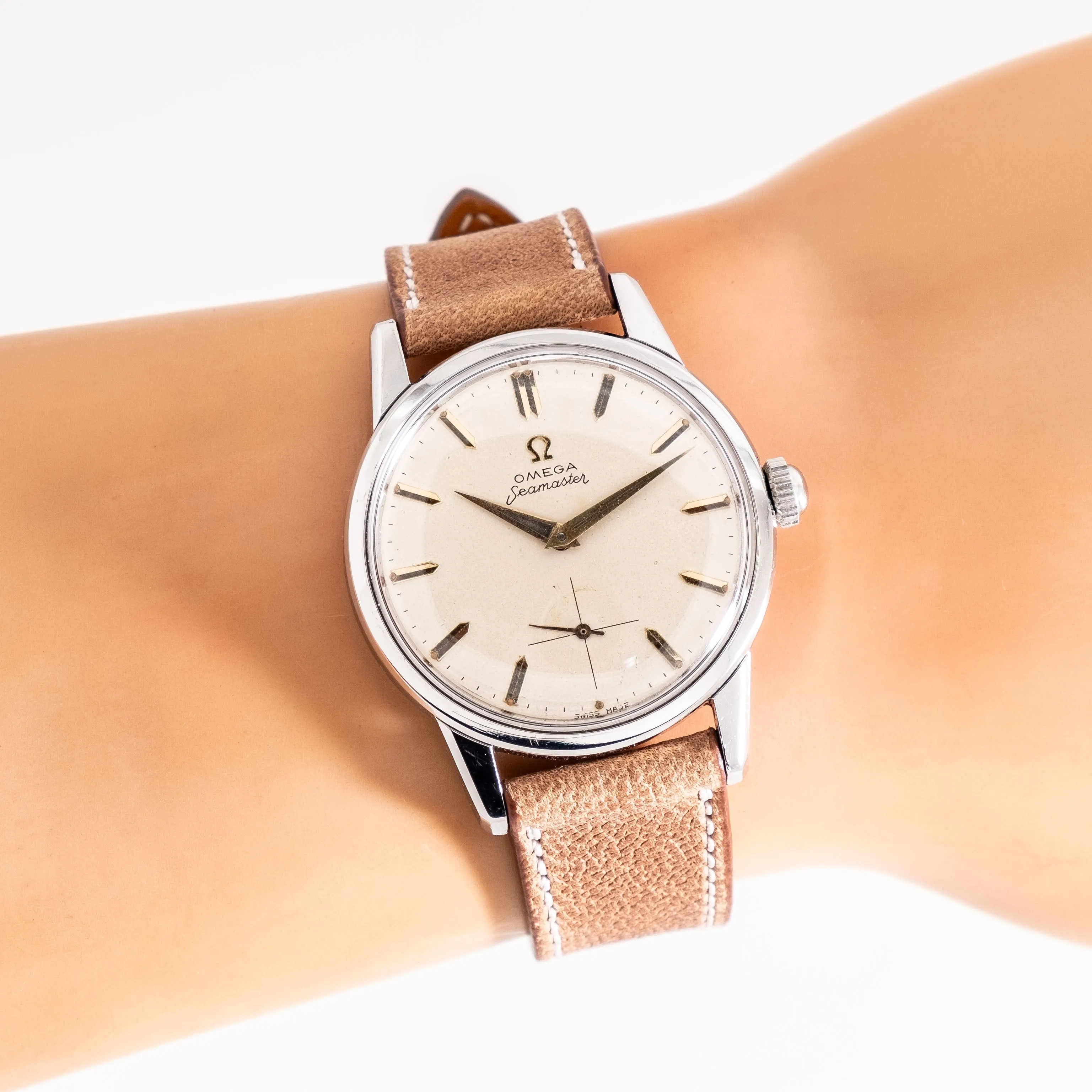 1959 Vintage Omega Seamaster Ref. 14389-1 Stainless Steel Watch (# 15284)