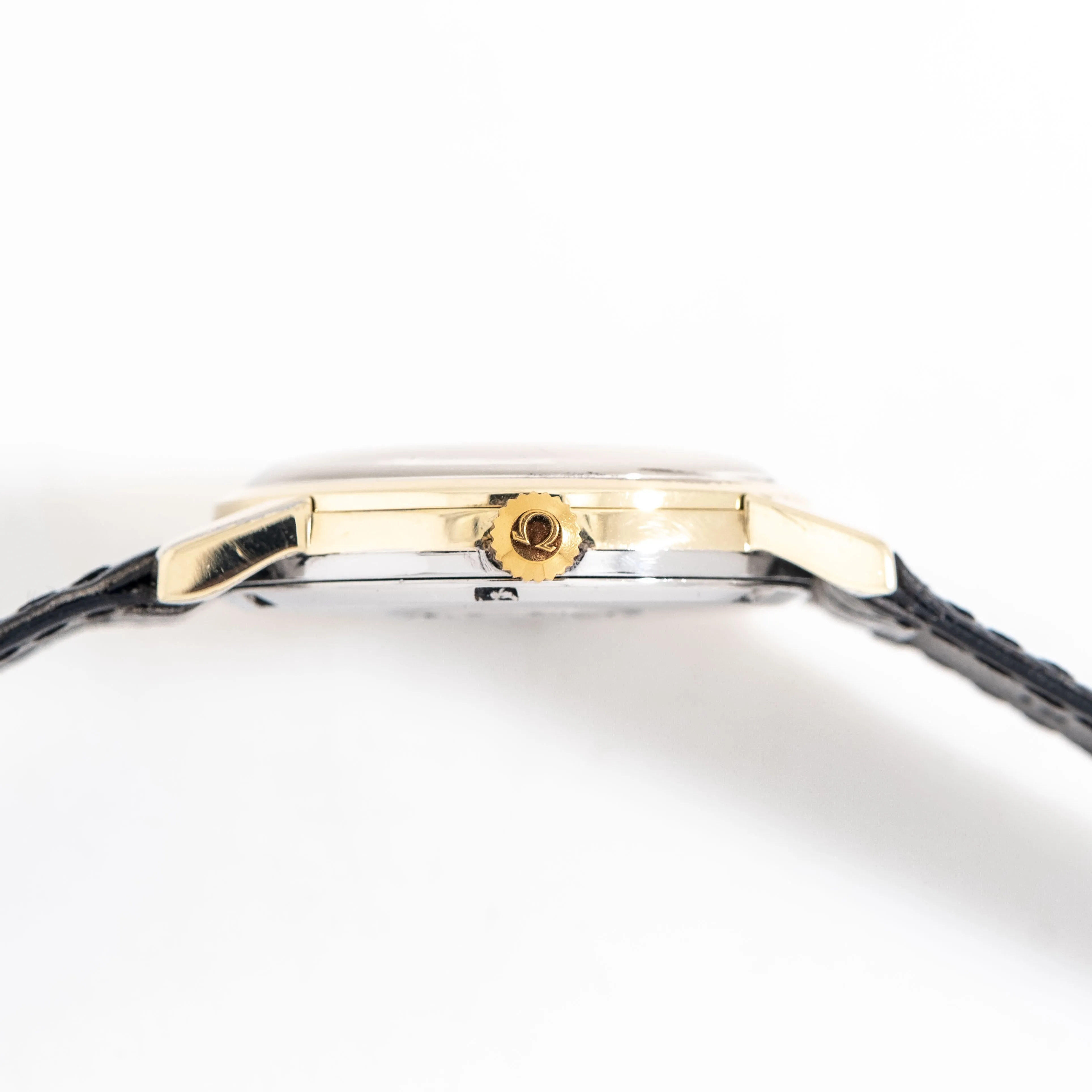 1960 Vintage Omega Seamaster Date Ref. 14384 61 SC in 14k Yellow Gold Capped Stainless Steel (# 15299)