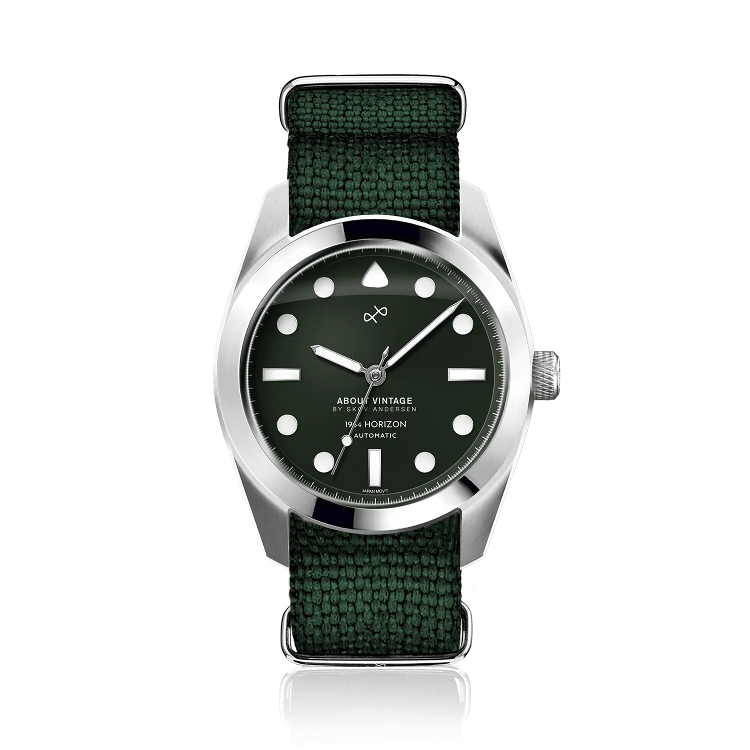 1964 Horizon Automatic, Steel / Matte Green