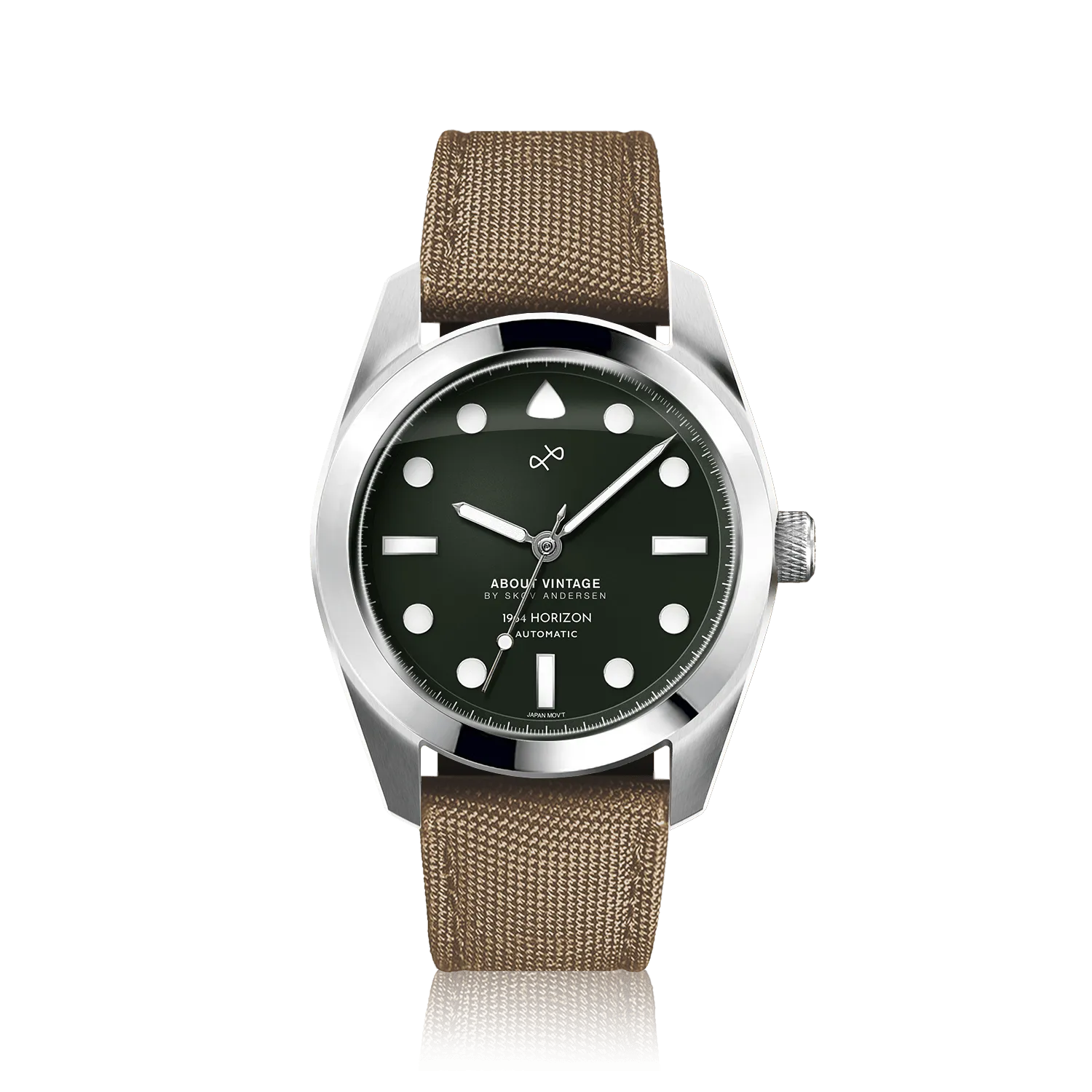 1964 Horizon Automatic, Steel / Matte Green