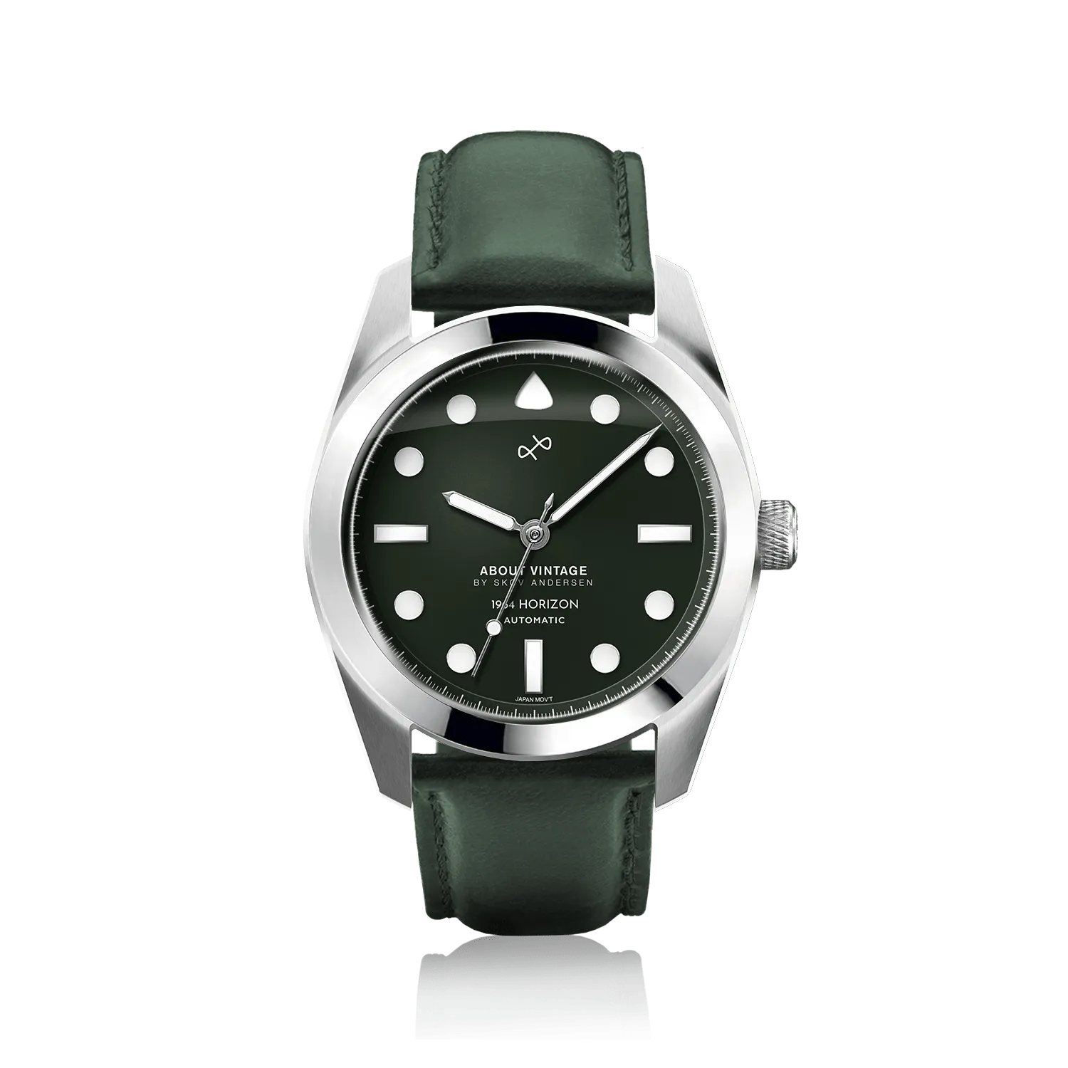 1964 Horizon Automatic, Steel / Matte Green