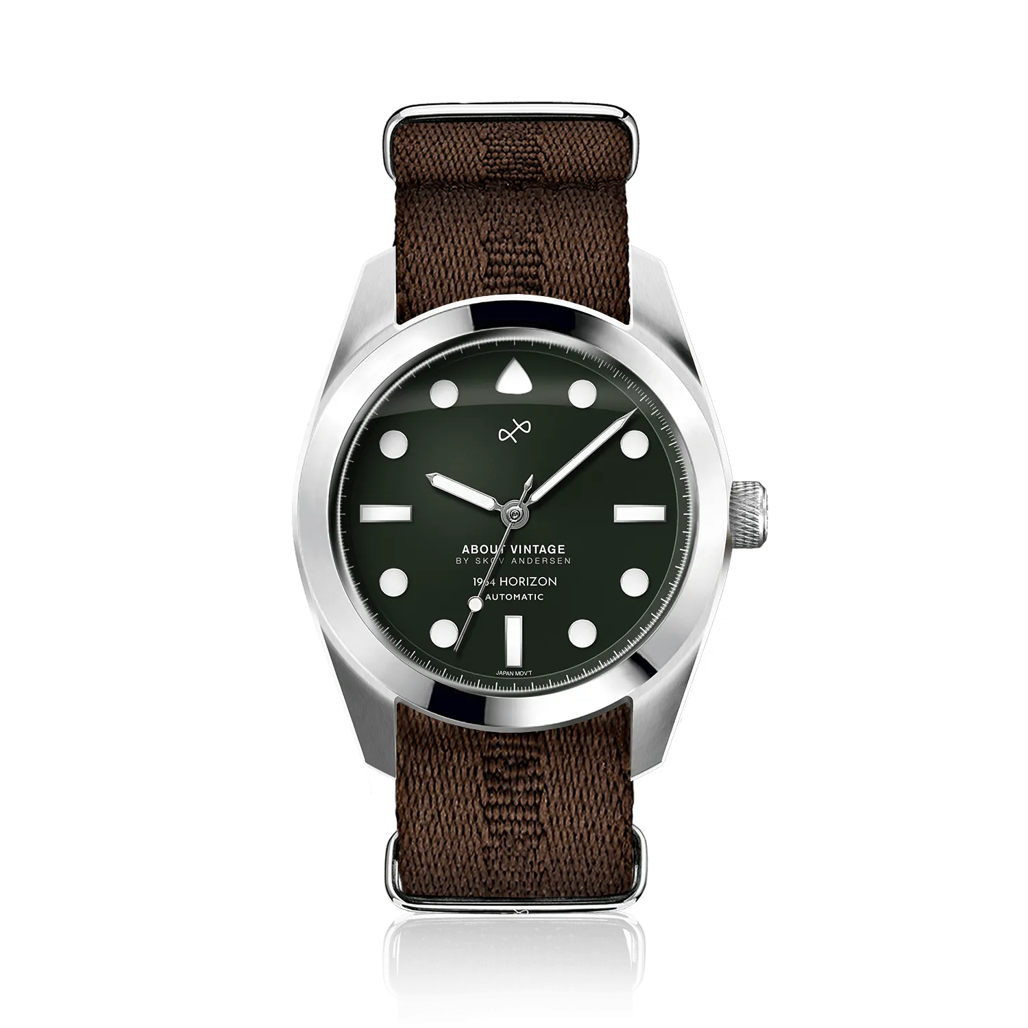 1964 Horizon Automatic, Steel / Matte Green