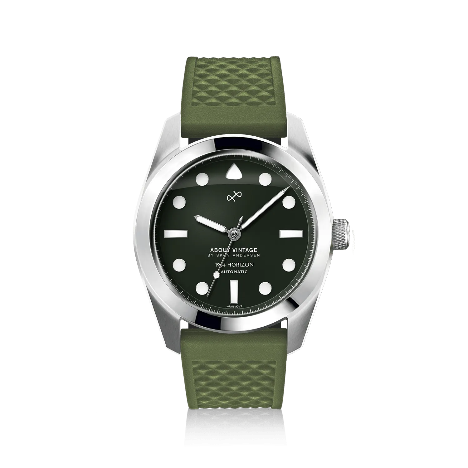 1964 Horizon Automatic, Steel / Matte Green