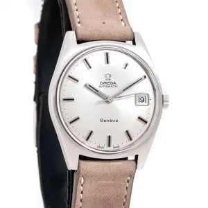 1969 Vintage Omega Genéve Ref. 166.041 Stainless Steel Watch (# 15311)
