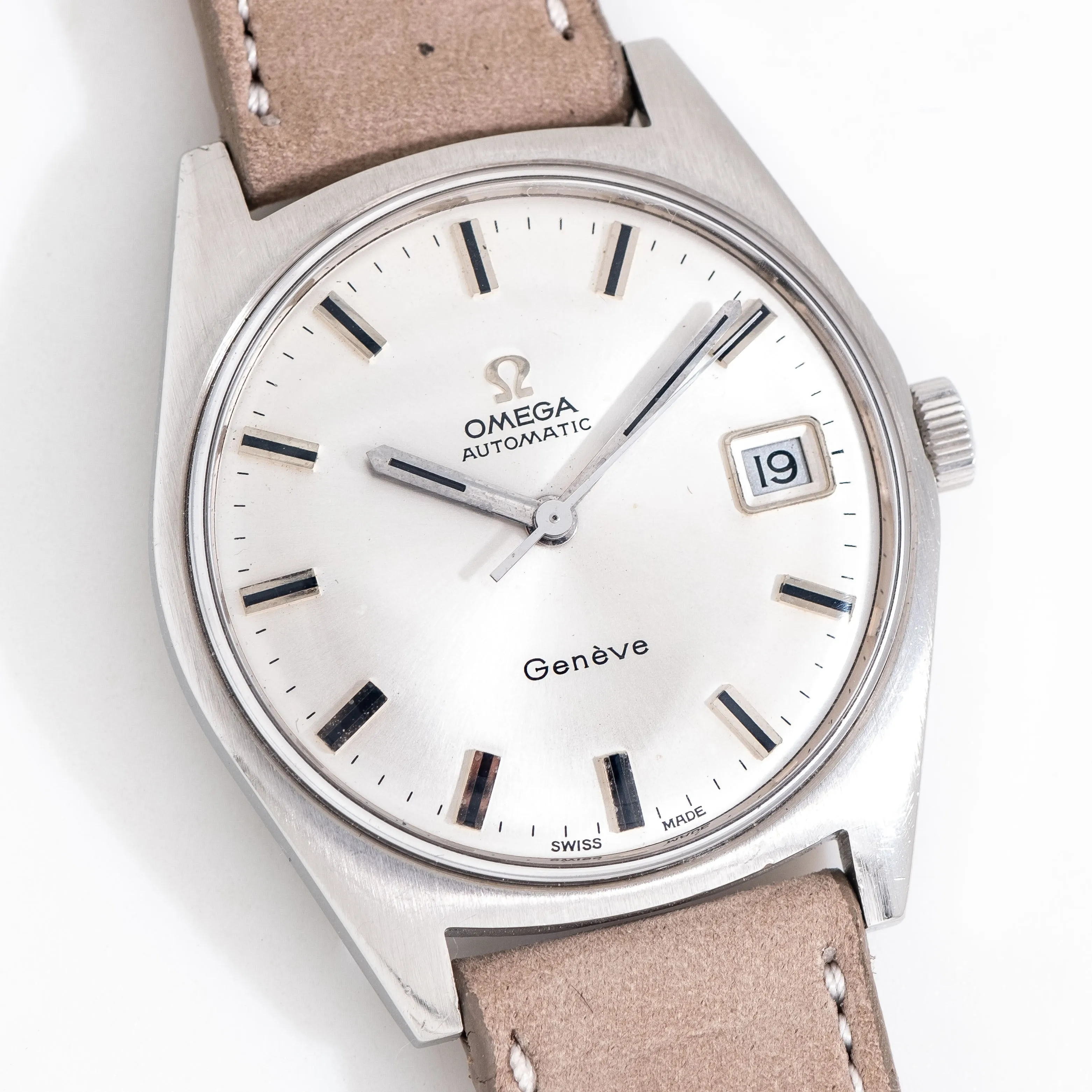 1969 Vintage Omega Genéve Ref. 166.041 Stainless Steel Watch (# 15311)