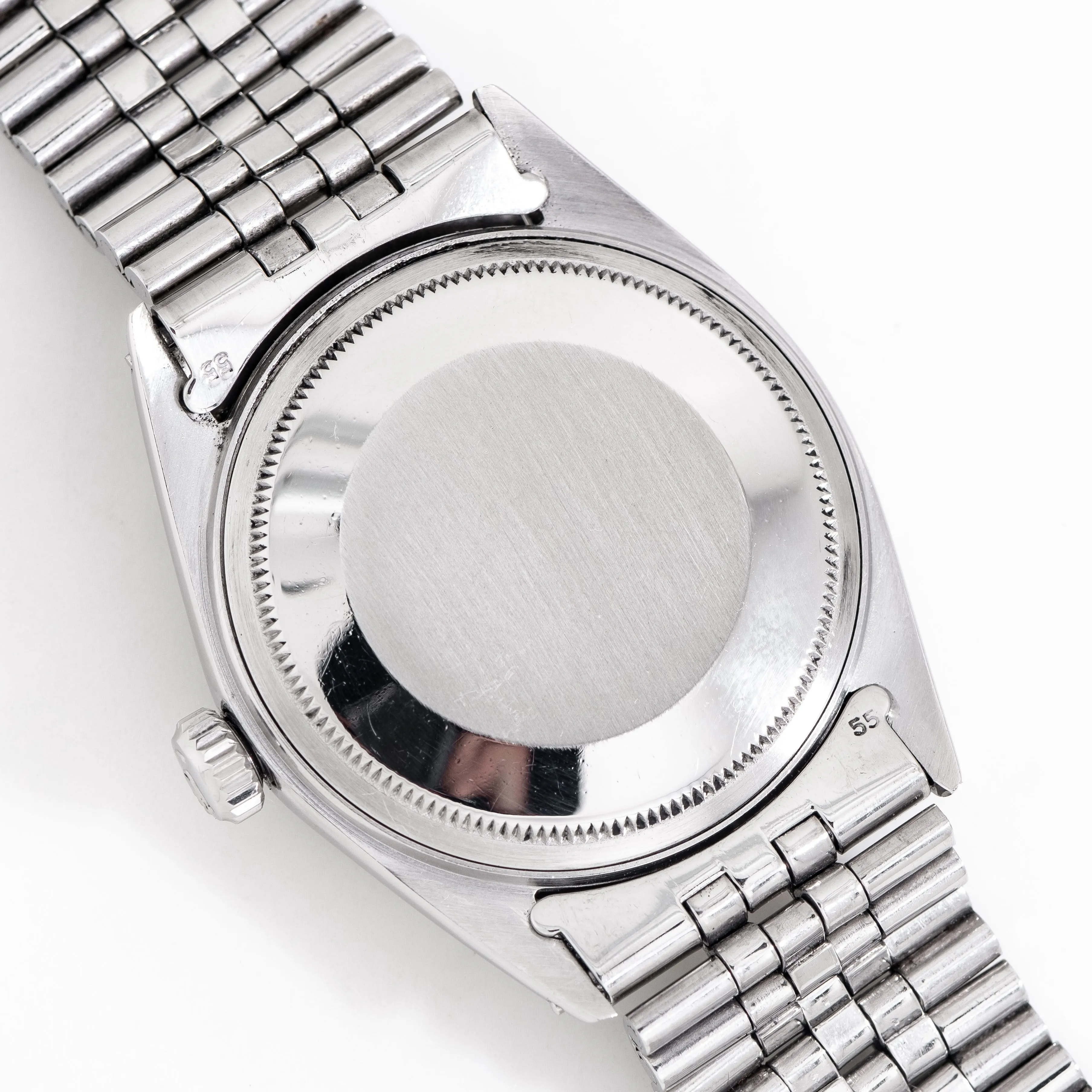 1969 Vintage Rolex Datejust Ref. 1601 14k White Gold & Stainless Steel Watch (# 15269)