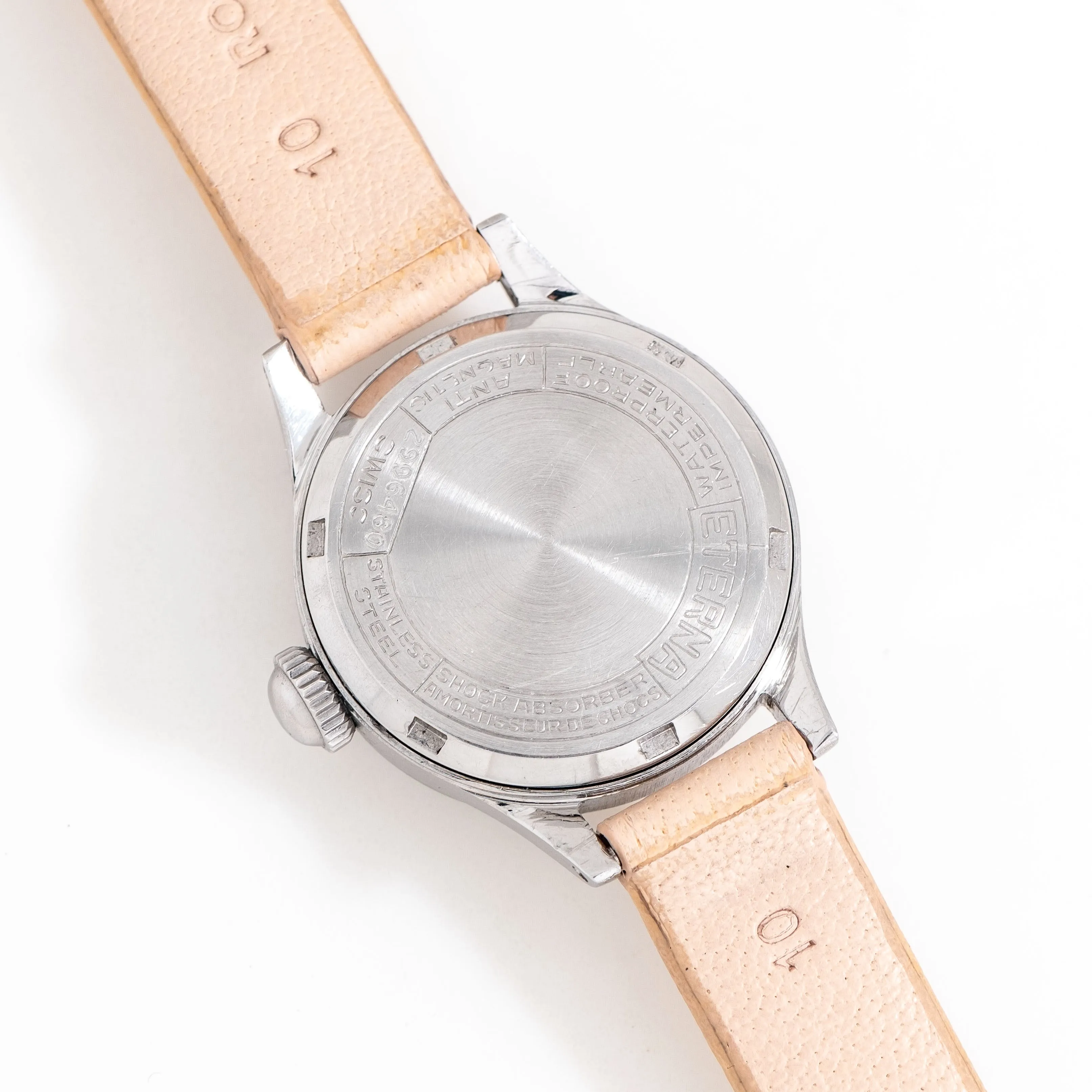 1970's Vintage Ladies Eterna Stainless Steel Watch (# 15140)