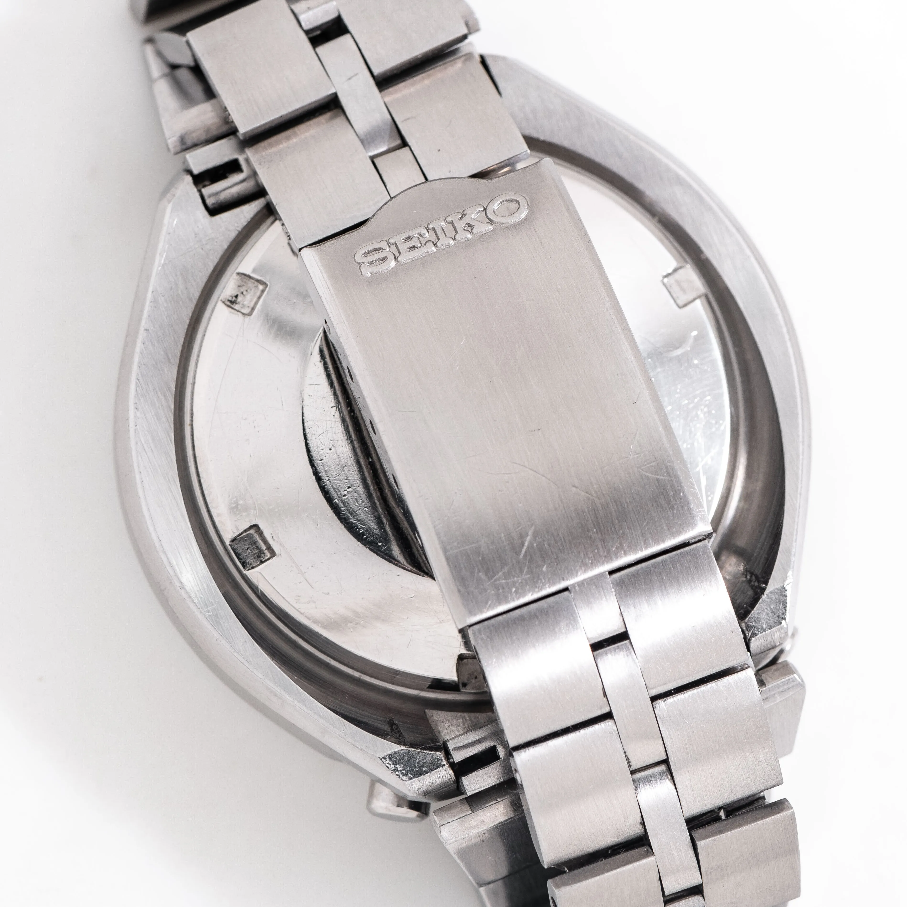 1975 Vintage Seiko "Bullhead" Chronograph Ref. 6138-0049 Stainless Steel Watch (# 15280)