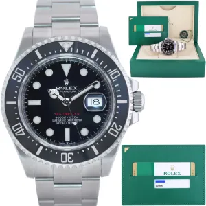 2019 MINT PAPERS Rolex Red Seadweller SD43 126600 43mm Mark 2 Watch Box
