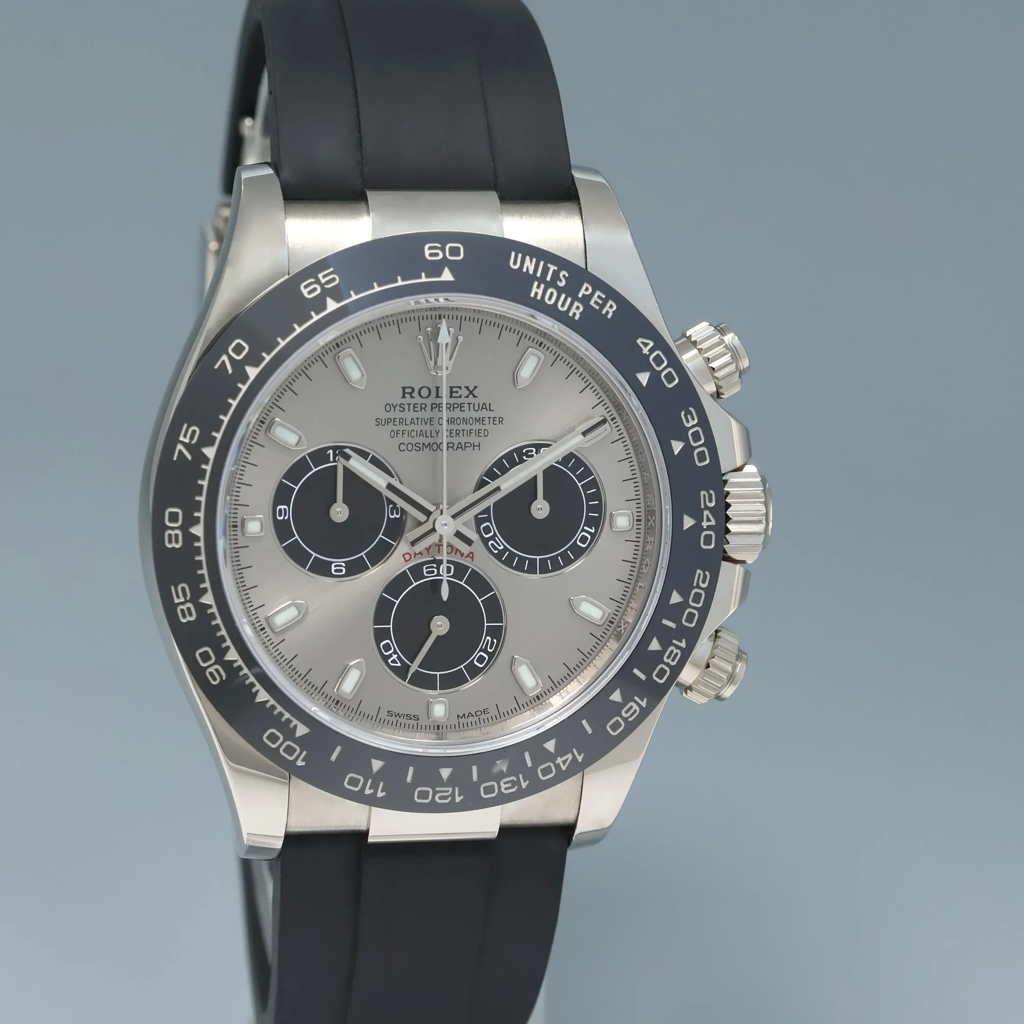 2023 MINT Rolex Daytona White Gold 116519LN Ceramic Ghost Silver Panda Watch Box