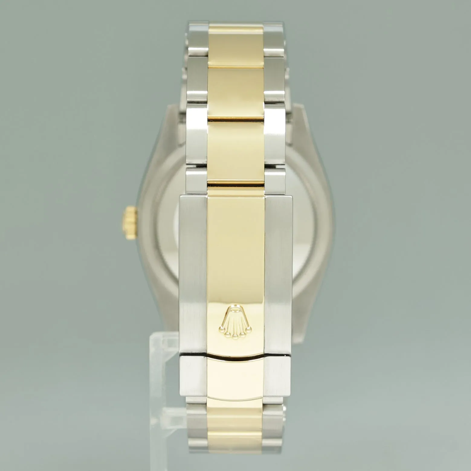 2023 Rolex DateJust 36mm Champagne Palm Motif Two Tone Gold Oyster 126233 Watch