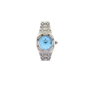 Audemars Piguet Royal Oak Lady Watch 67601ST 33MM Blue Dial