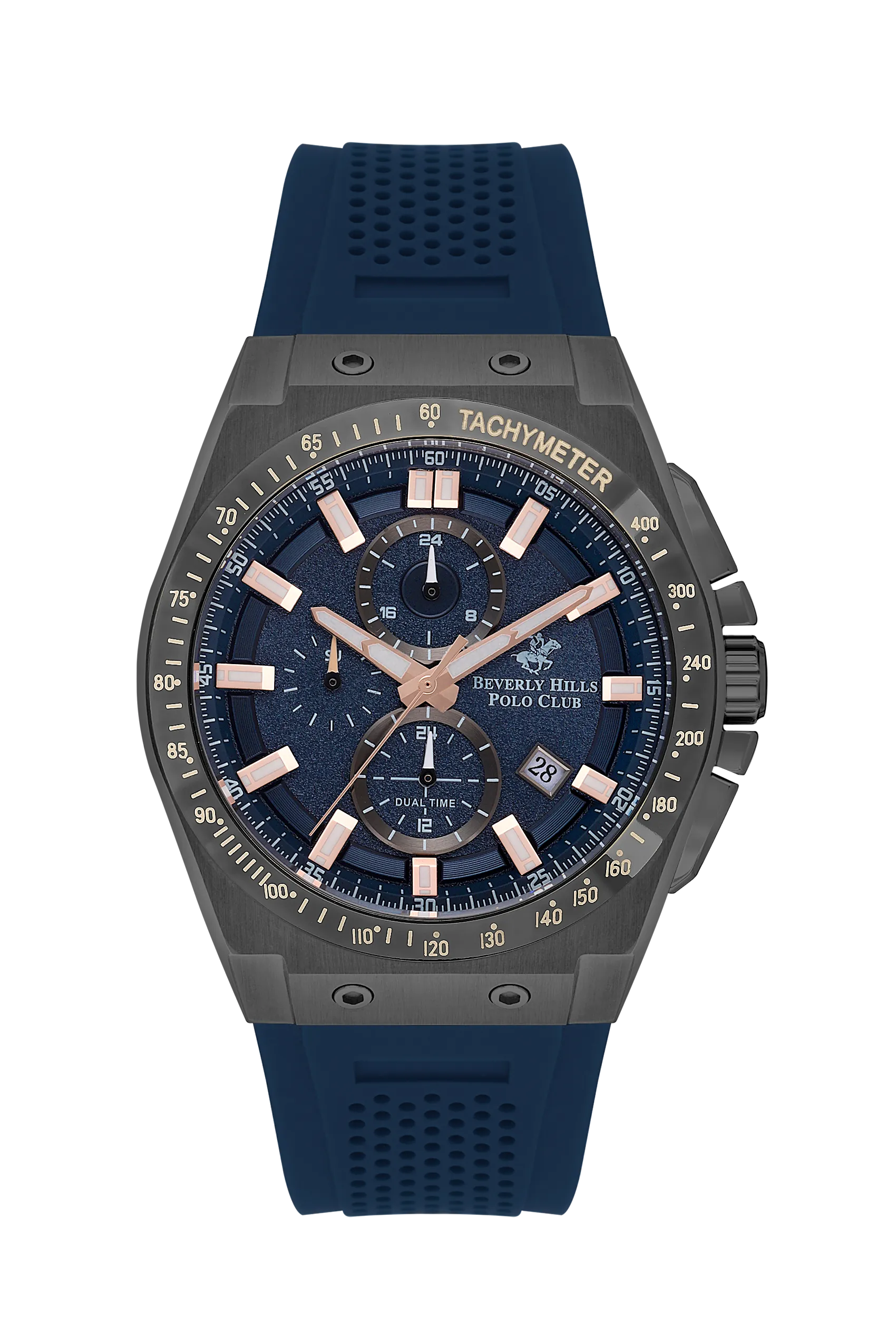 BEVERLY HILLS POLO CLUB Men’s Multi-Function Dark Blue Dial Color Watch – BP3541X.099