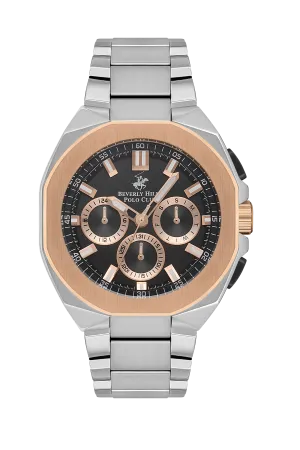 BEVERLY HILLS POLO CLUB Men’s Stainless Steel Quartz Watch – BP3537X.550