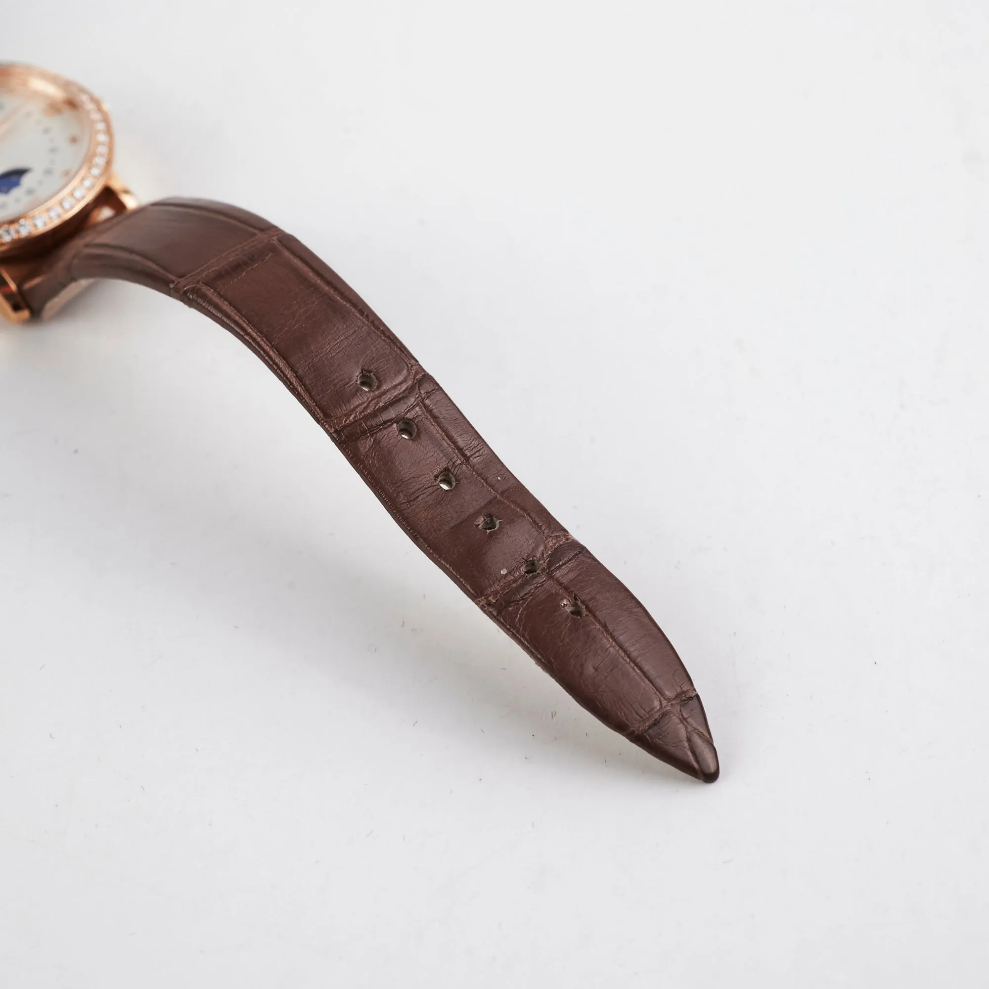 Blancpain Villeret 29mm Rose Gold Moonphase Diamond Watch
