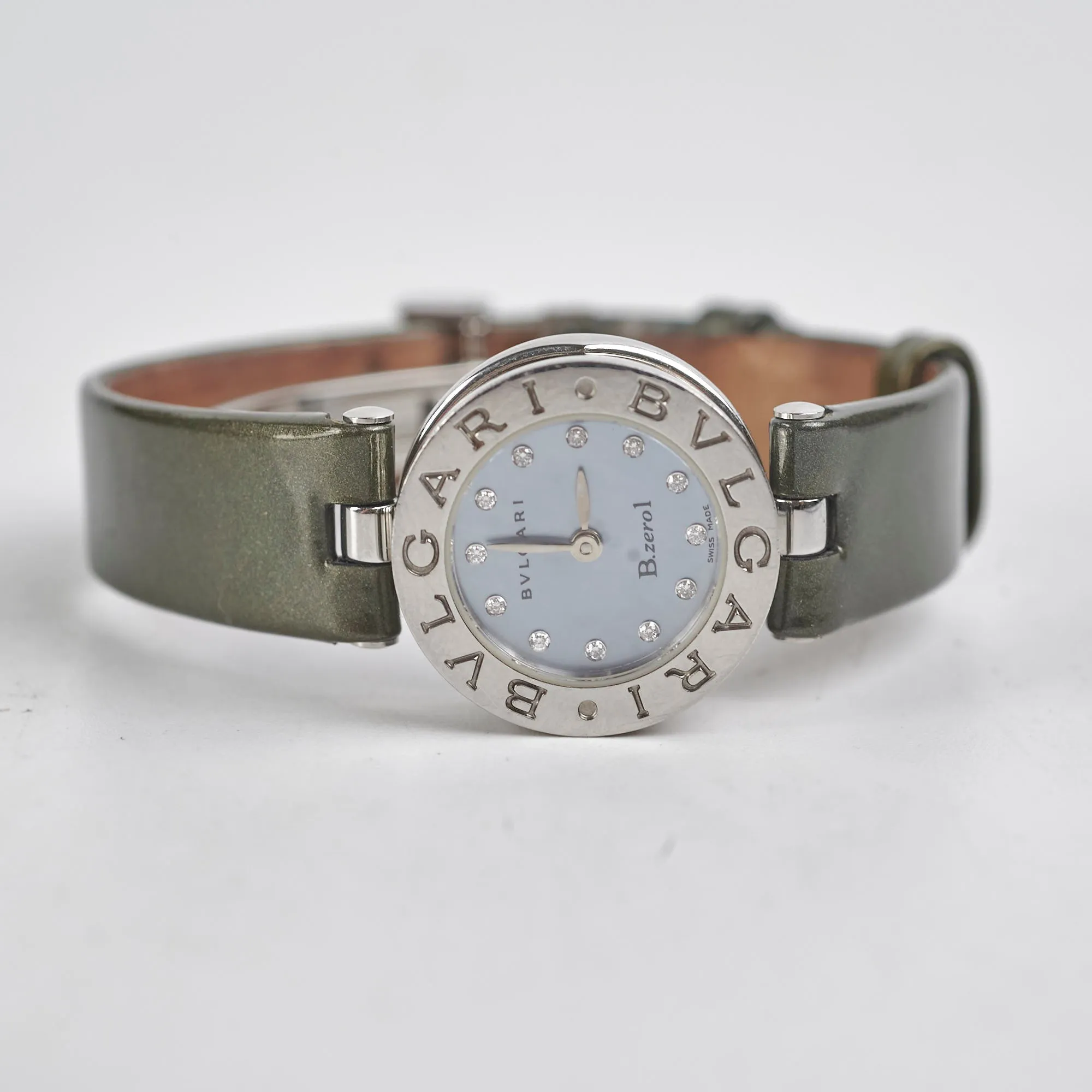 Bvlgari B-Zero1 Blue MOP Stainless Steel Ladies Watch