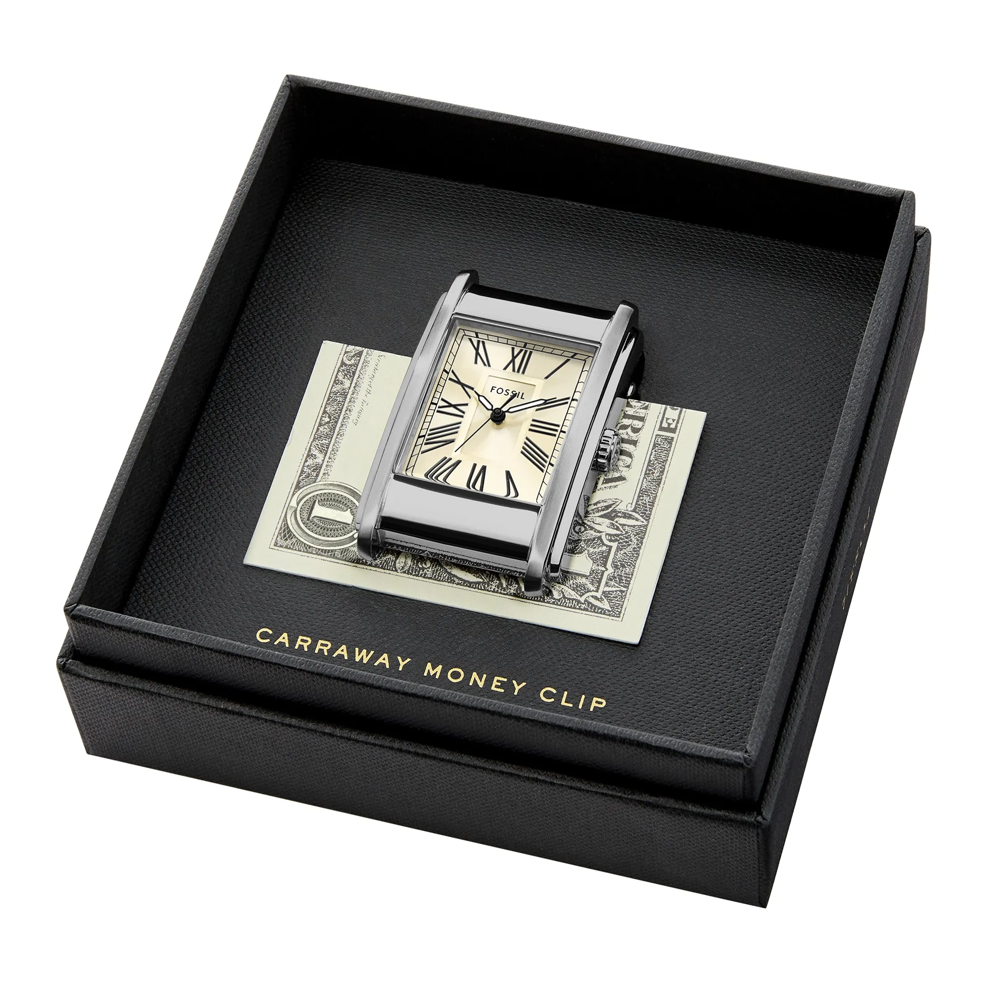 Carraway Three-Hand Money Clip Watch