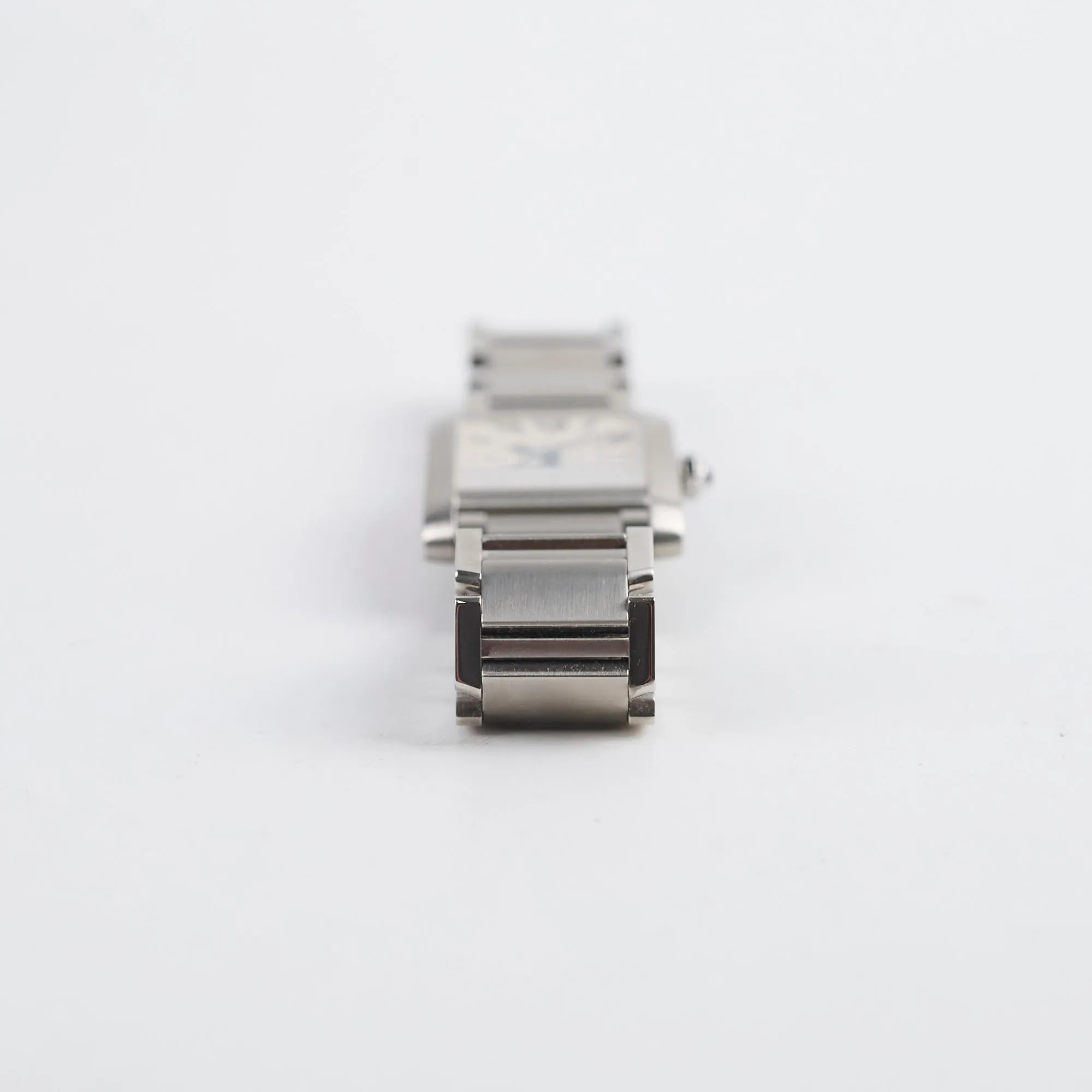Cartier Medium Tank Francaise 27mm Stainless Steel Watch W51011Q3