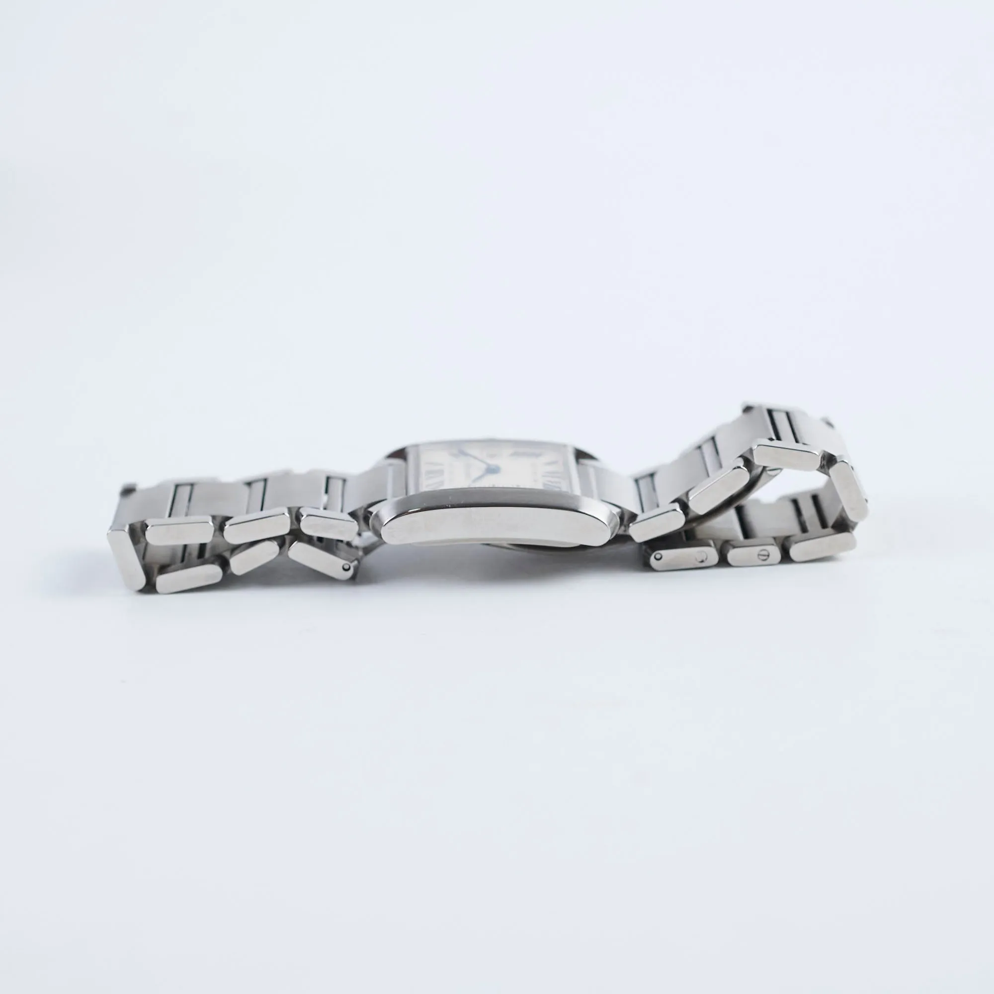 Cartier Medium Tank Francaise 27mm Stainless Steel Watch W51011Q3