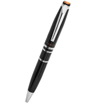 Cicero Black Carbon Ballpoint Pen
