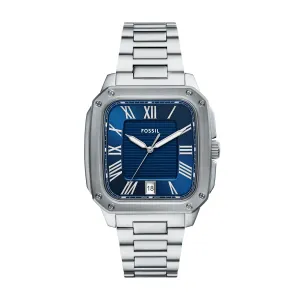 Crosby Three-Hand Date Stainless Steel Watch