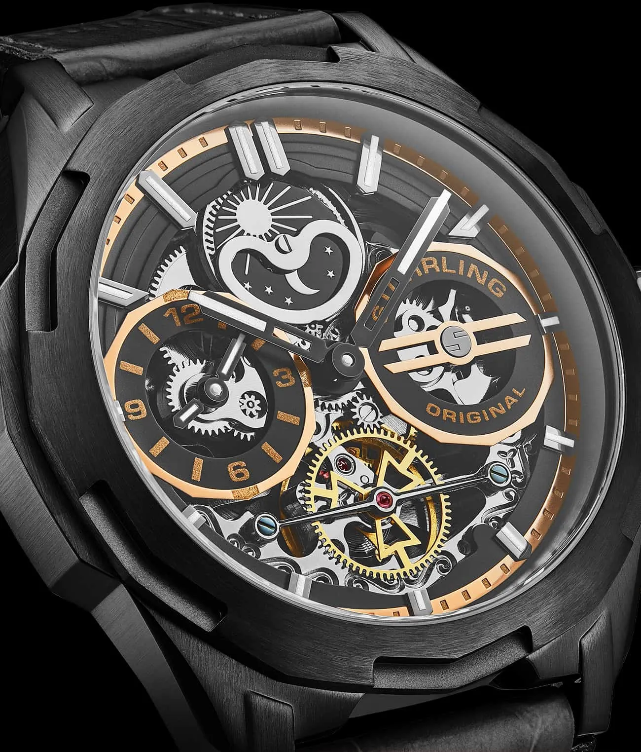 Dual Time Automatic Navigator 54mm Skeleton