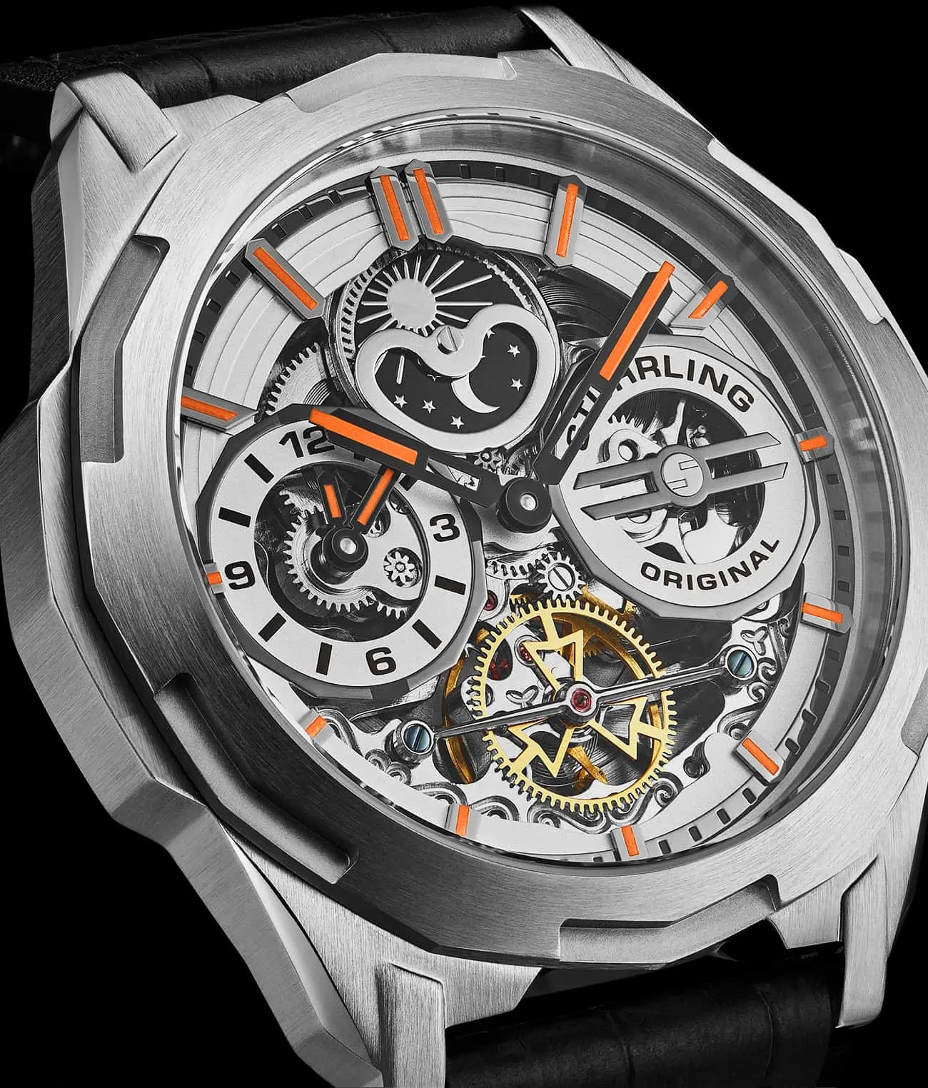 Dual Time Automatic Navigator 54mm Skeleton