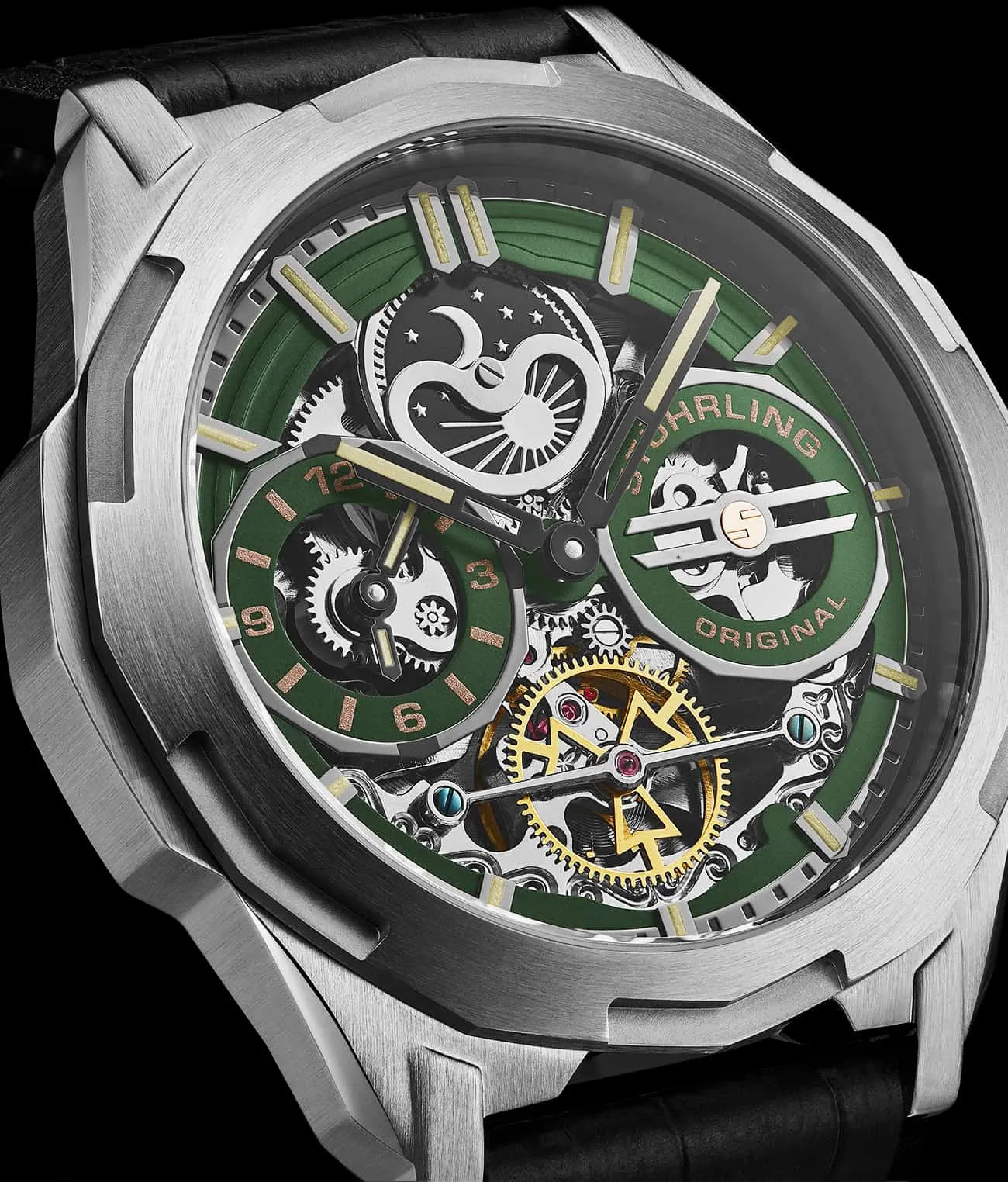 Dual Time Automatic Navigator 54mm Skeleton